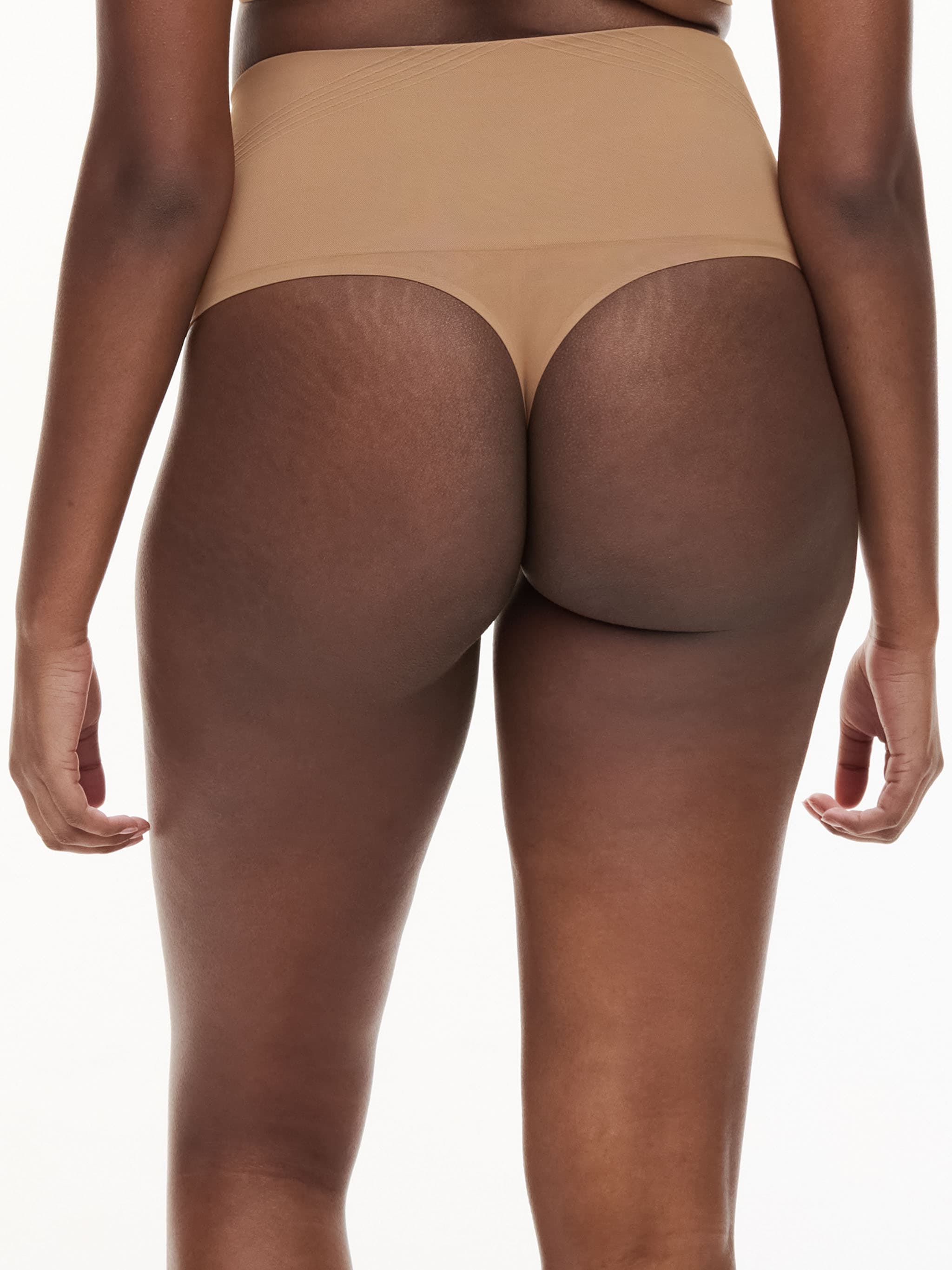 Tanga moldeador de talle alto - Terracotta