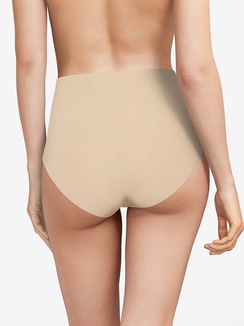 Braguita de talle alto plus size - Nude