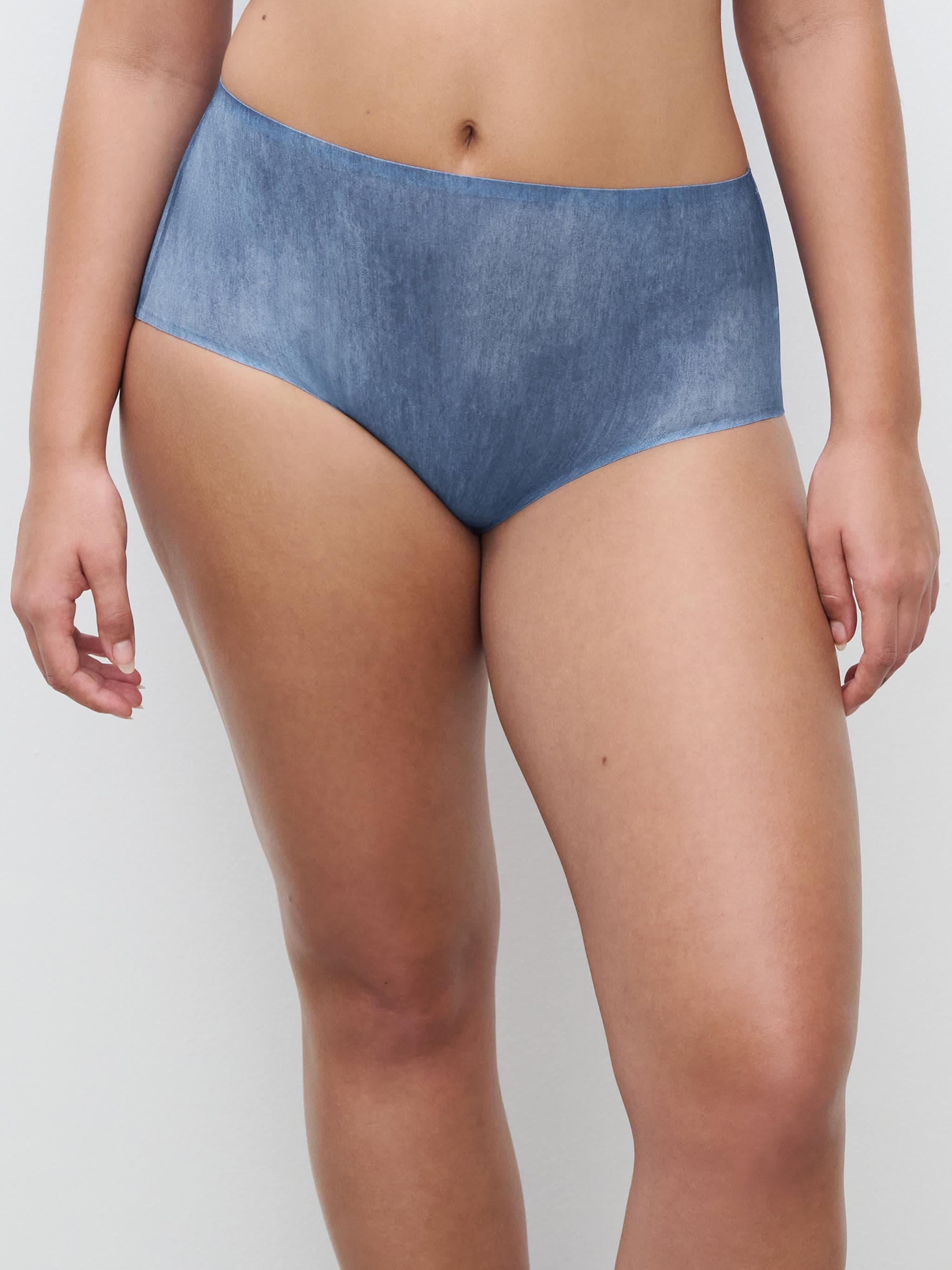 Braga alta cubriente - Estampado Azul Vaquero