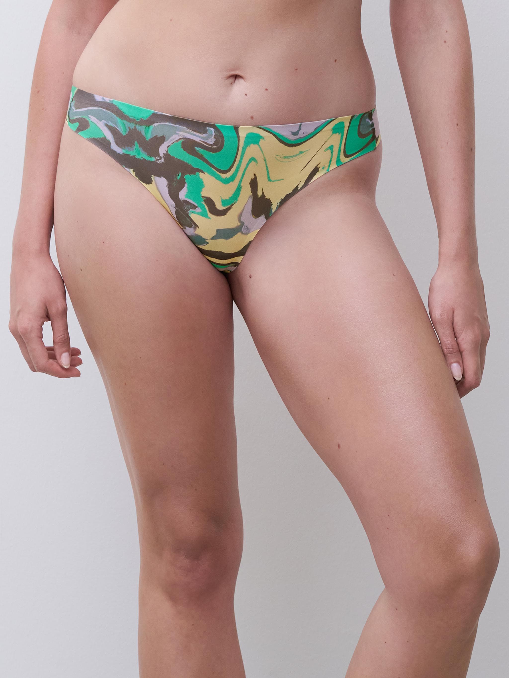 Tanga hilo - Estampado Olas Cromáticas