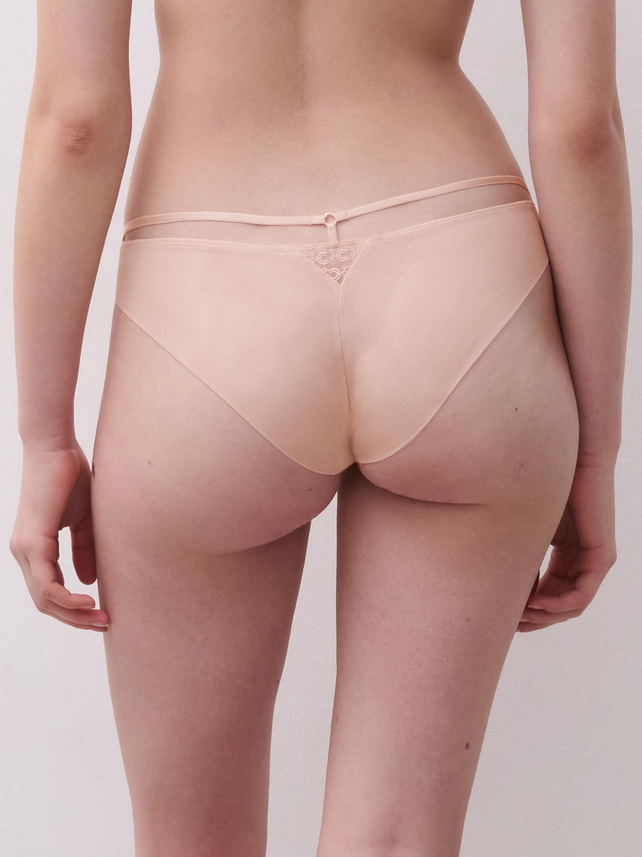 Braguita escotada - Beige dorado