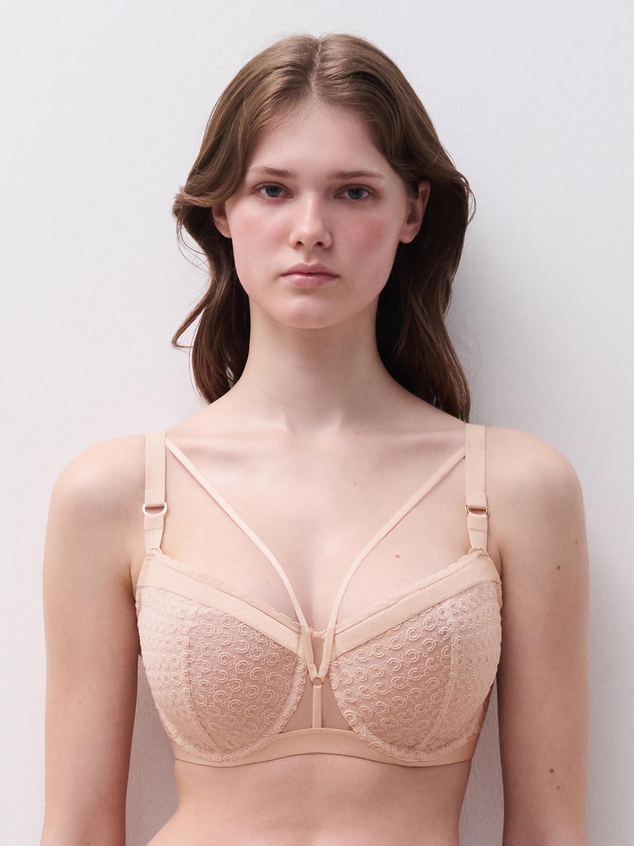 Sujetador Balconette - Beige dorado