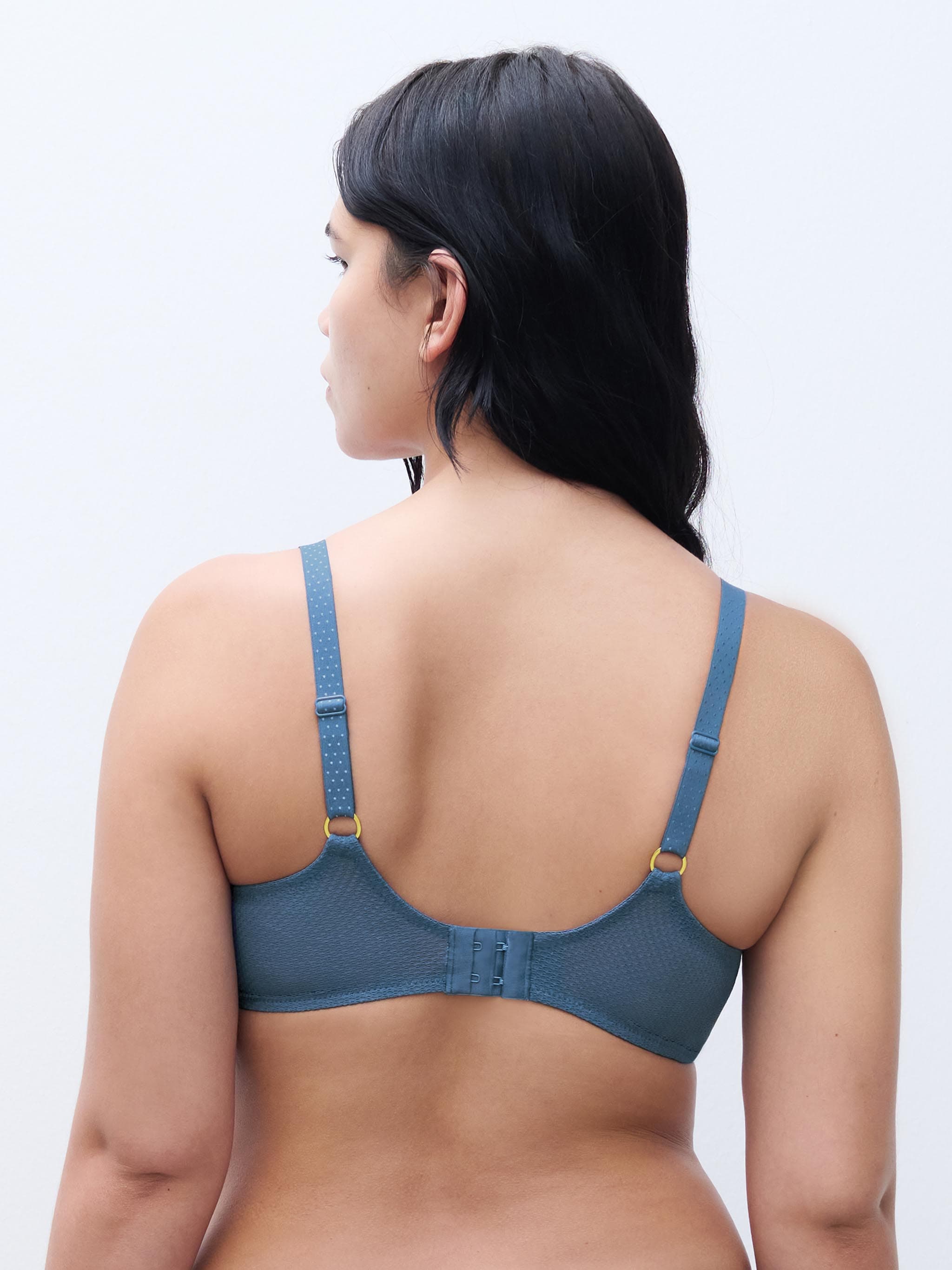 Sujetador Con Aros cubriente - Azul Cowboy Denim