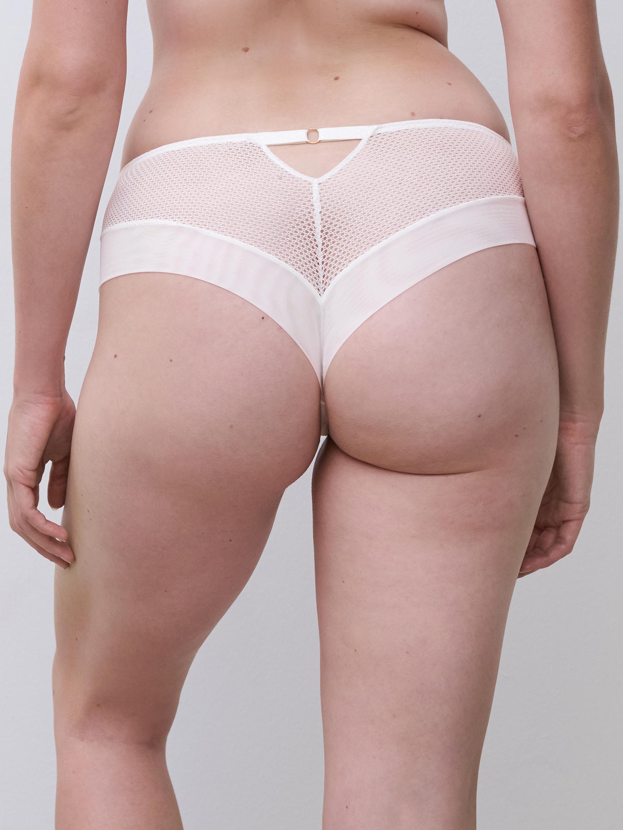 Culotte cintura en V realce cadera - Milk Satinado