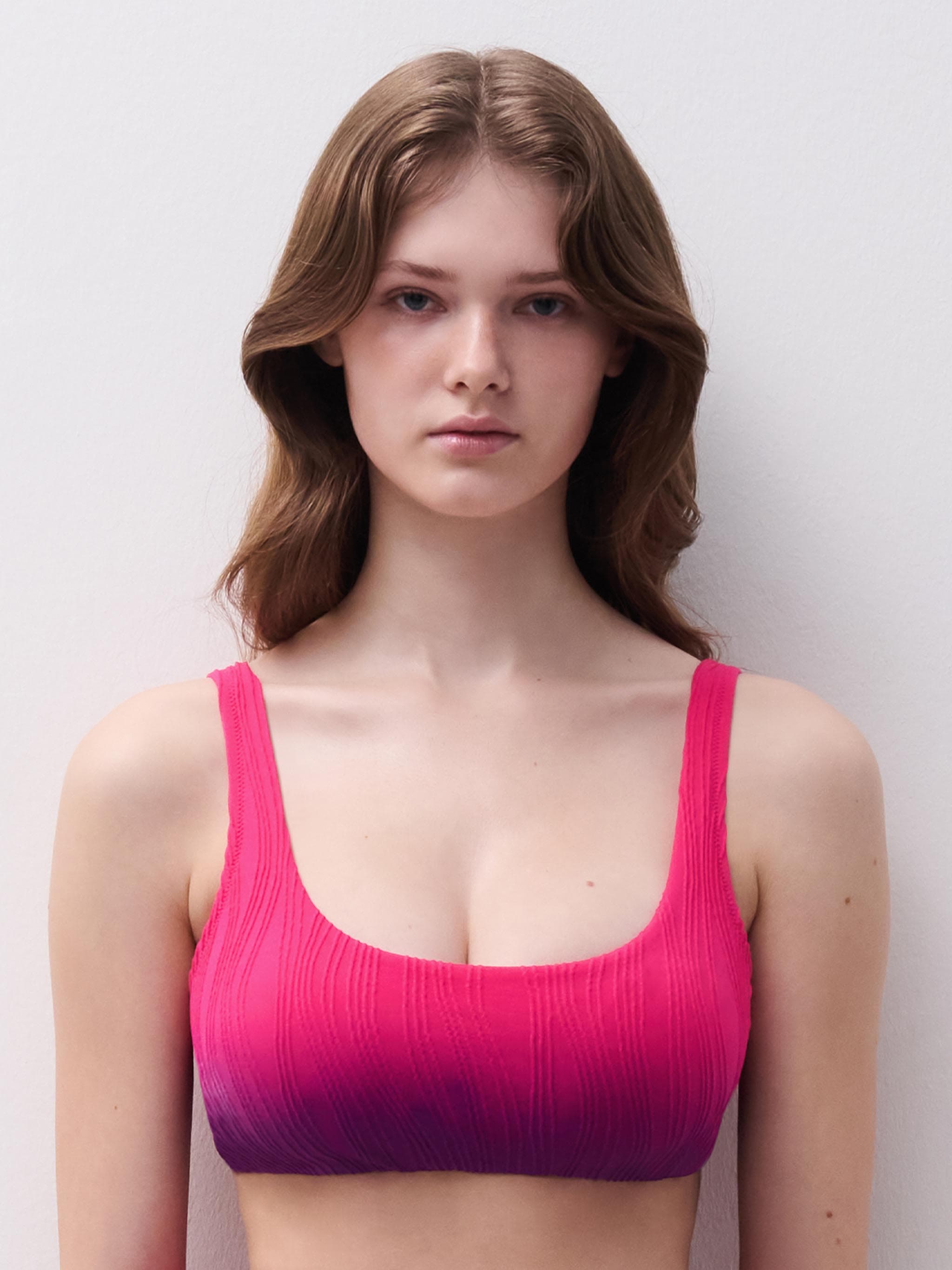 Bralette sin aros preformado con almohadillas extraíbles - Atardecer Tie & Die
