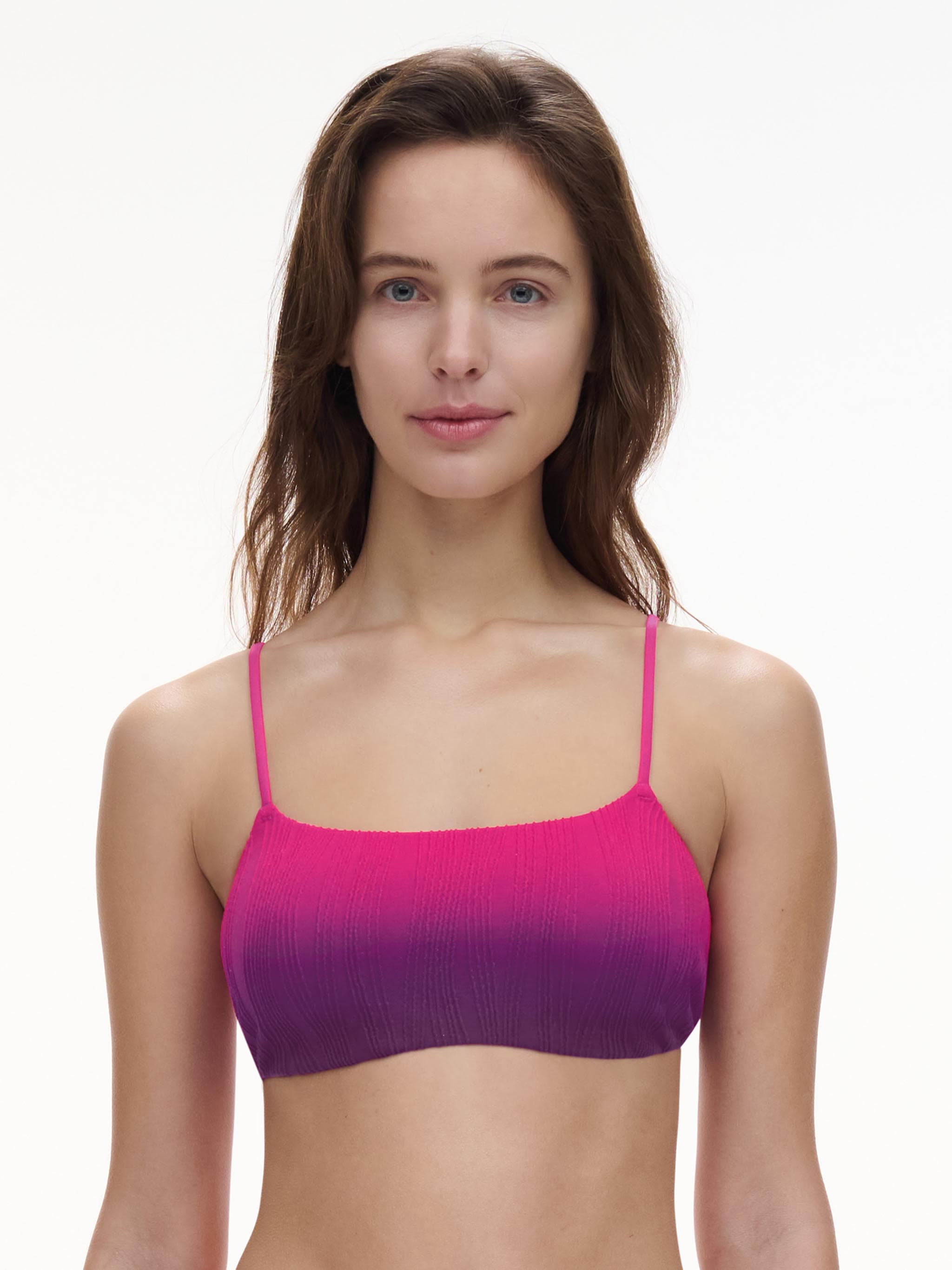 Bralette sin aros preformado con almohadillas extraíbles - Atardecer Tie & Die