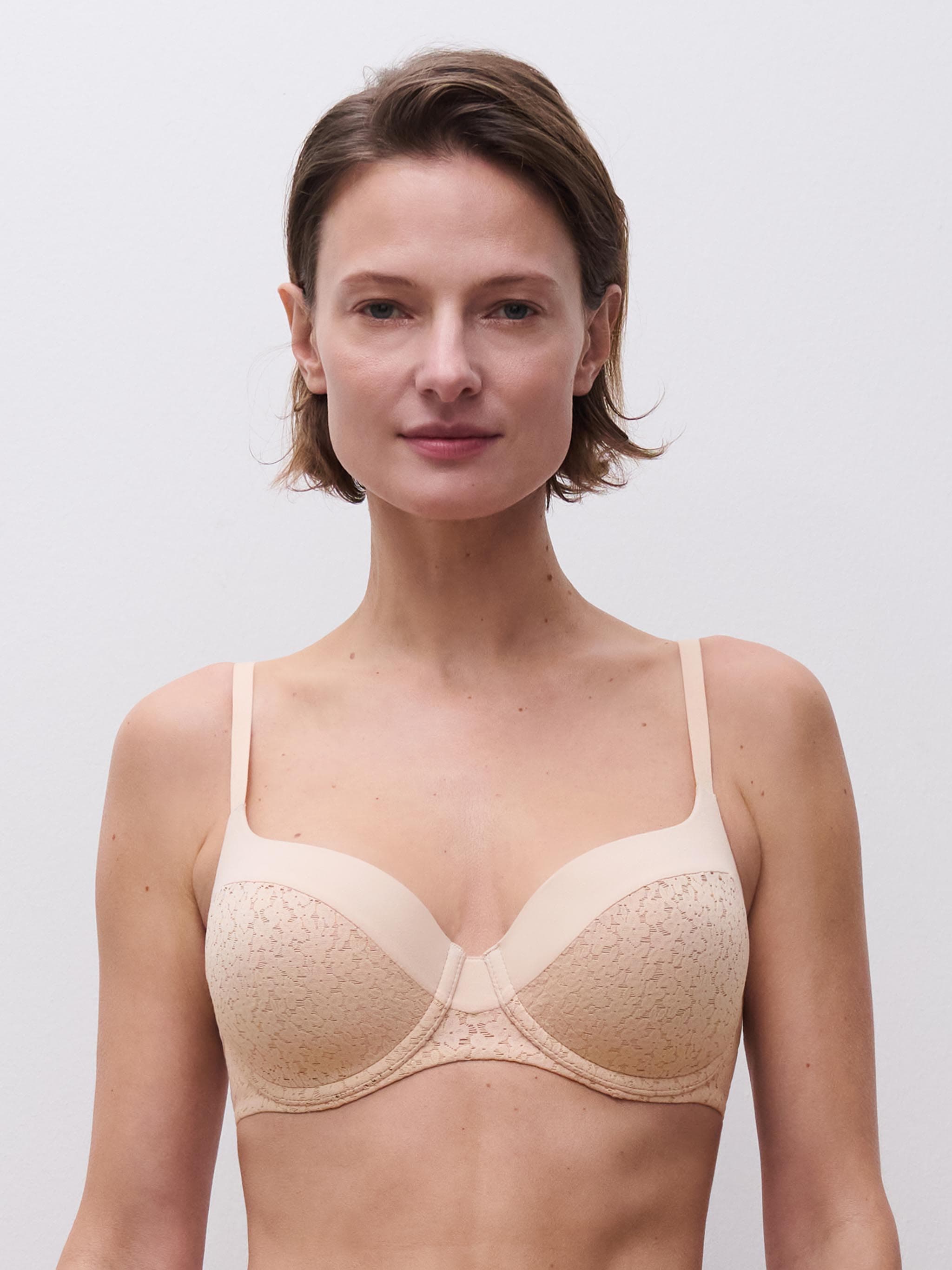 Sujetador Preformado Cubriente - Beige dorado