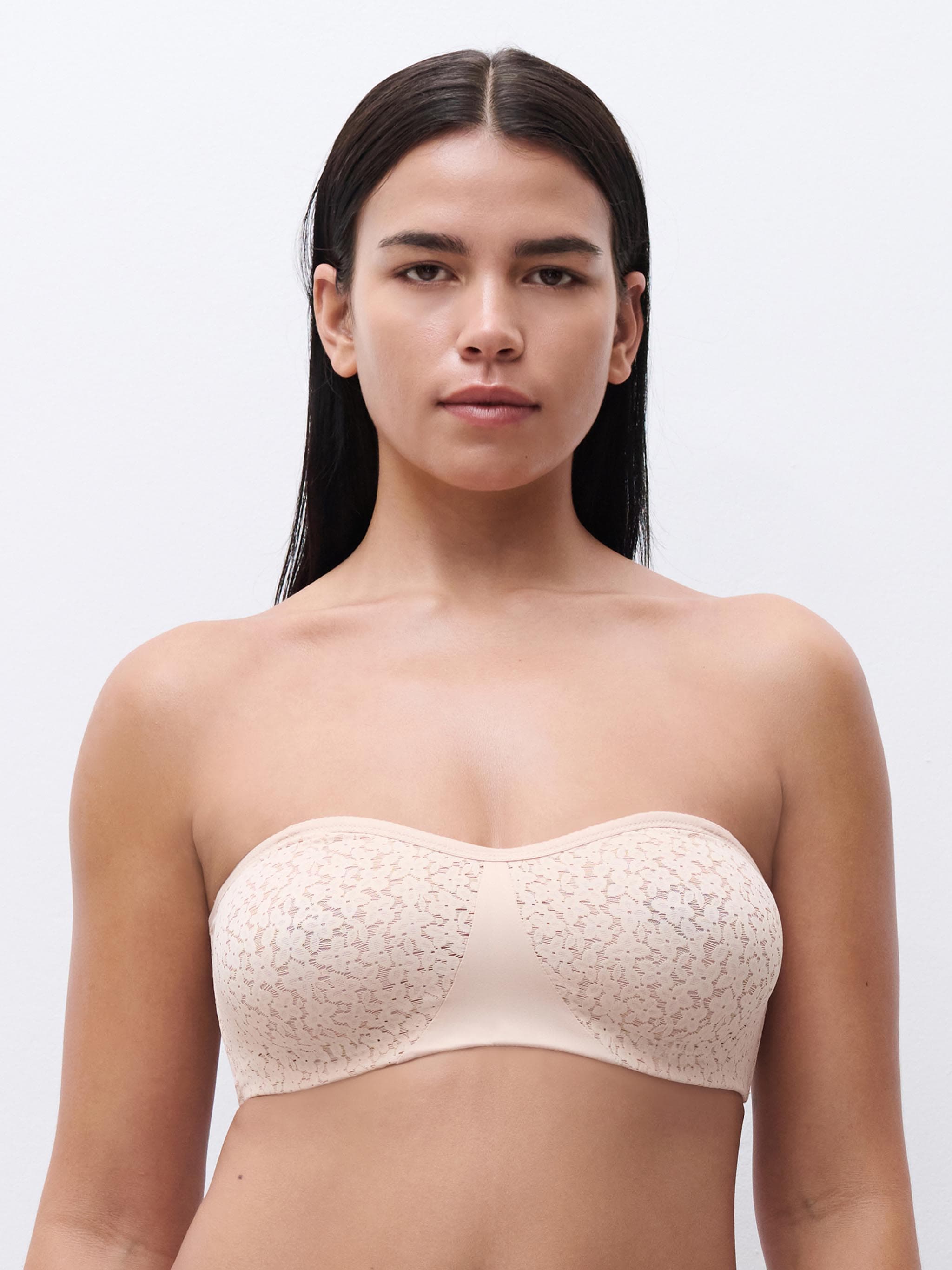 Sujetador Bandeau - Beige dorado