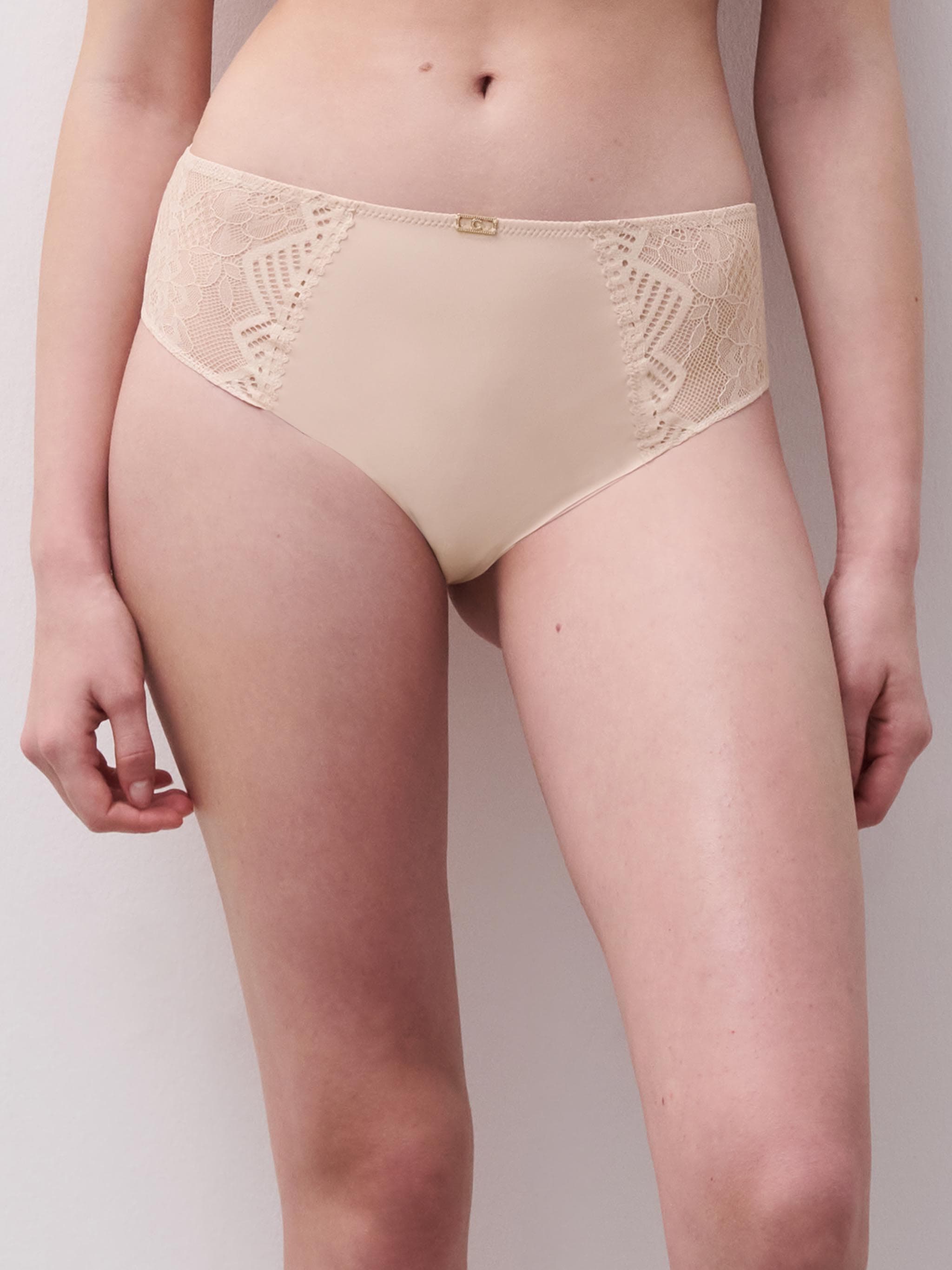 Braga alta cubriente - Beige dorado