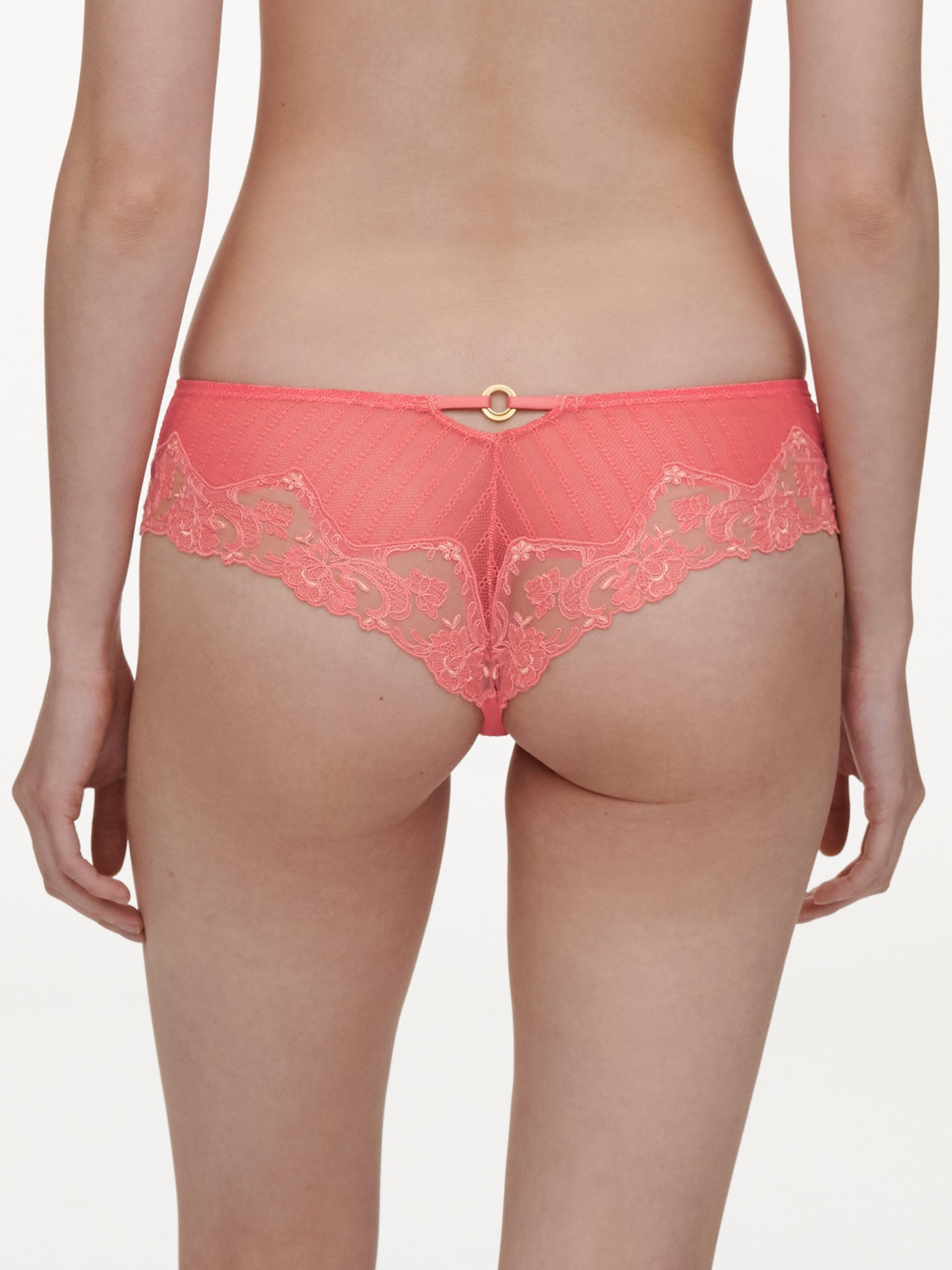 Culotte cintura en V realce cadera - Coral