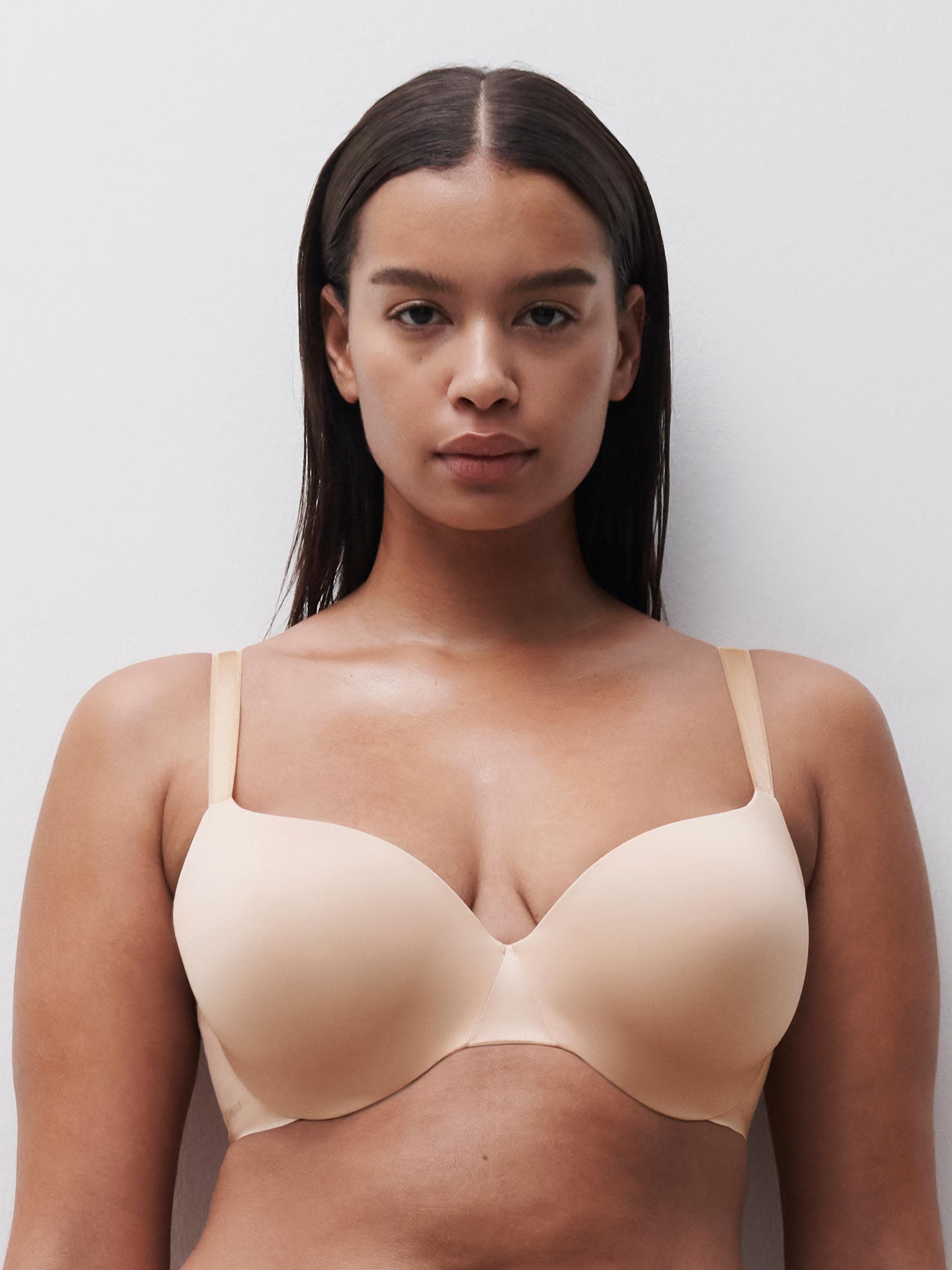 Sujetador Preformado Cubriente - Beige dorado