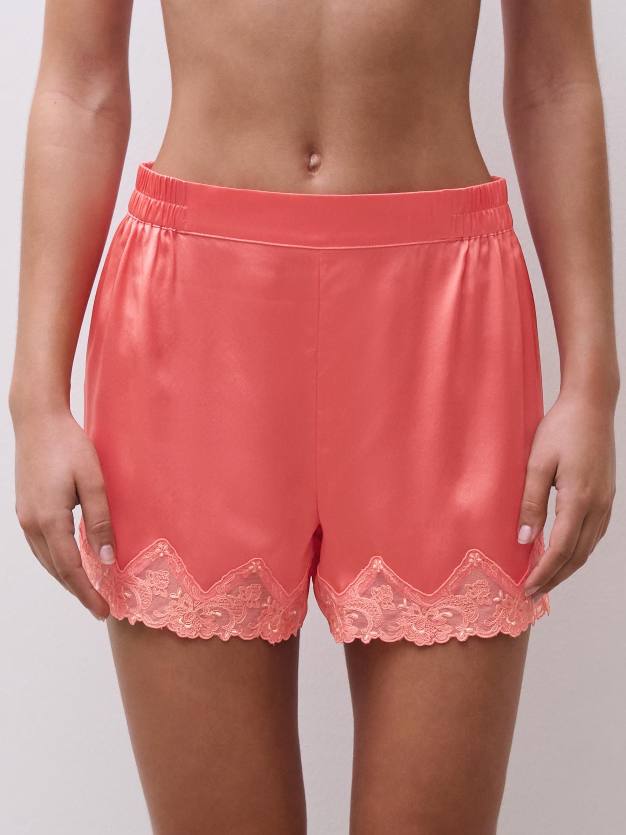 Pantalón corto - Coral / Amarillo Girasol