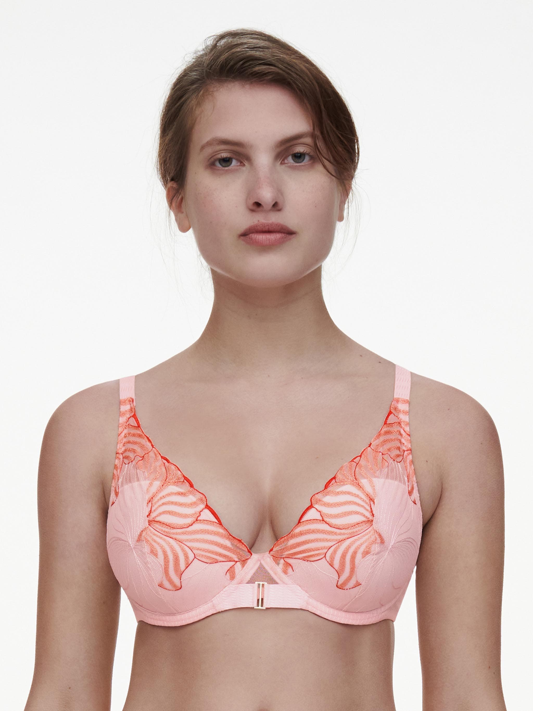 Sujetador Preformado realce - Rosa Ninfa / Coral