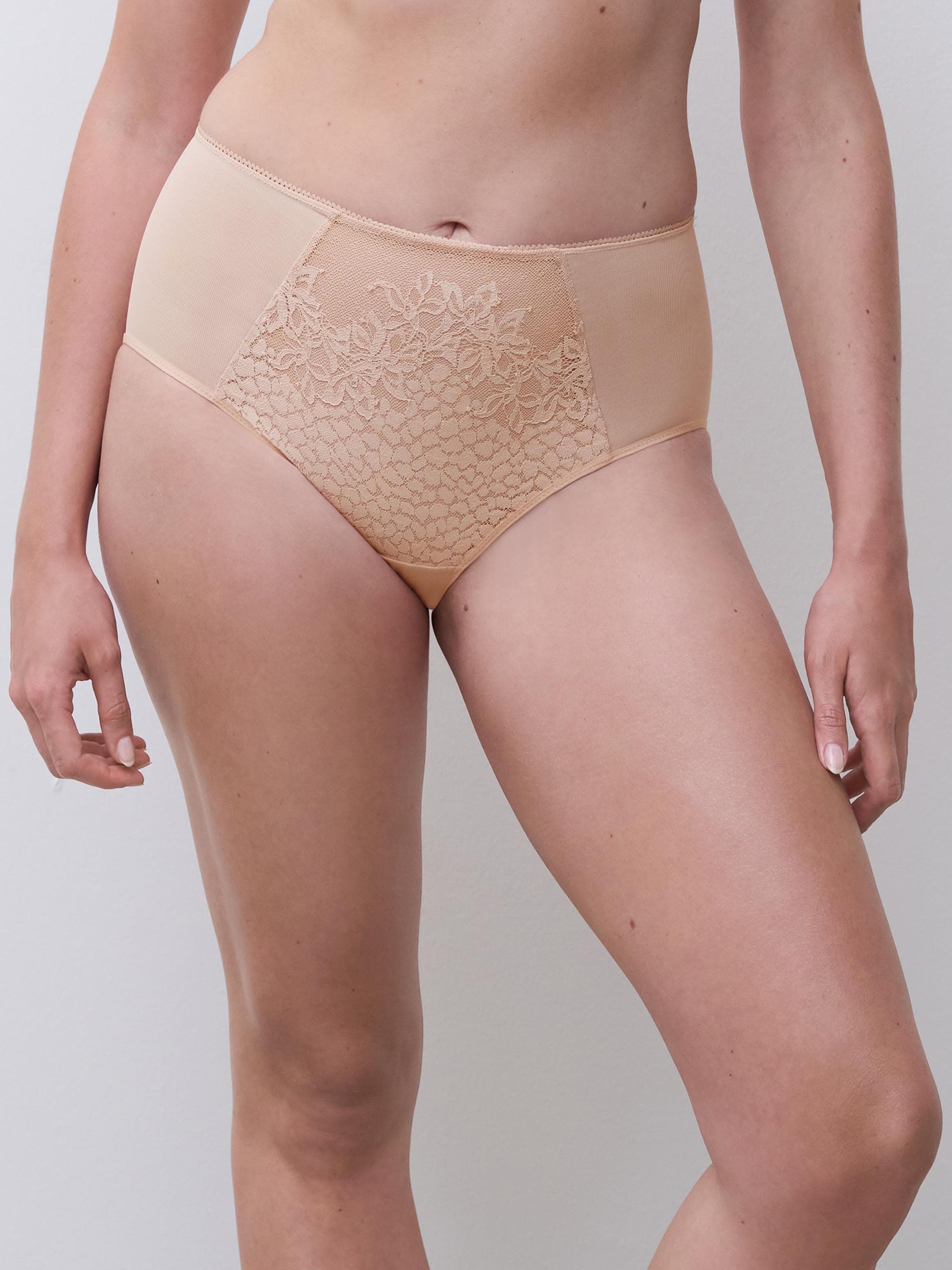 Braga alta cubriente sujeción - Beige dorado