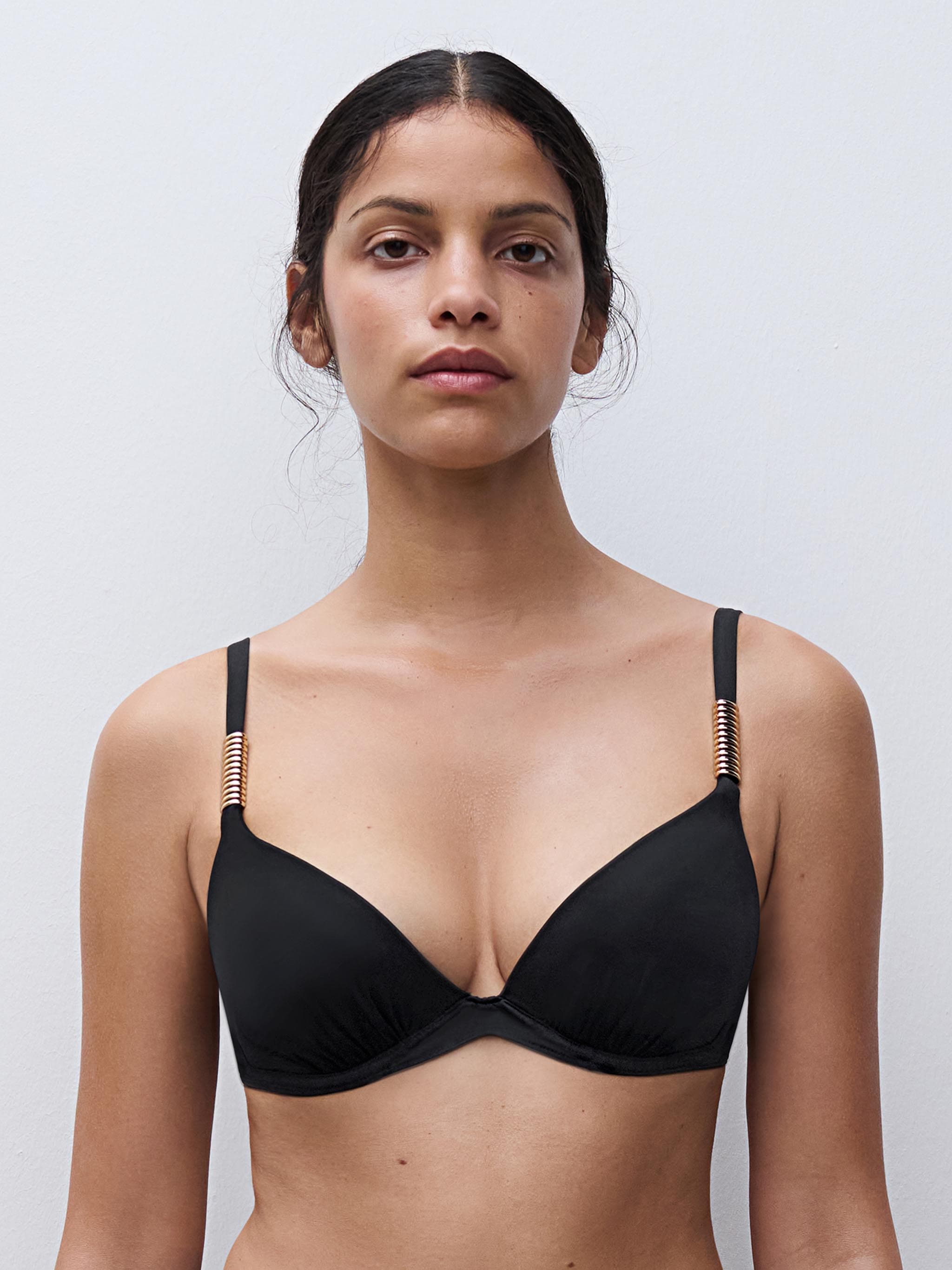 Sujetador Push-Up con tirantes multiposición - Negro