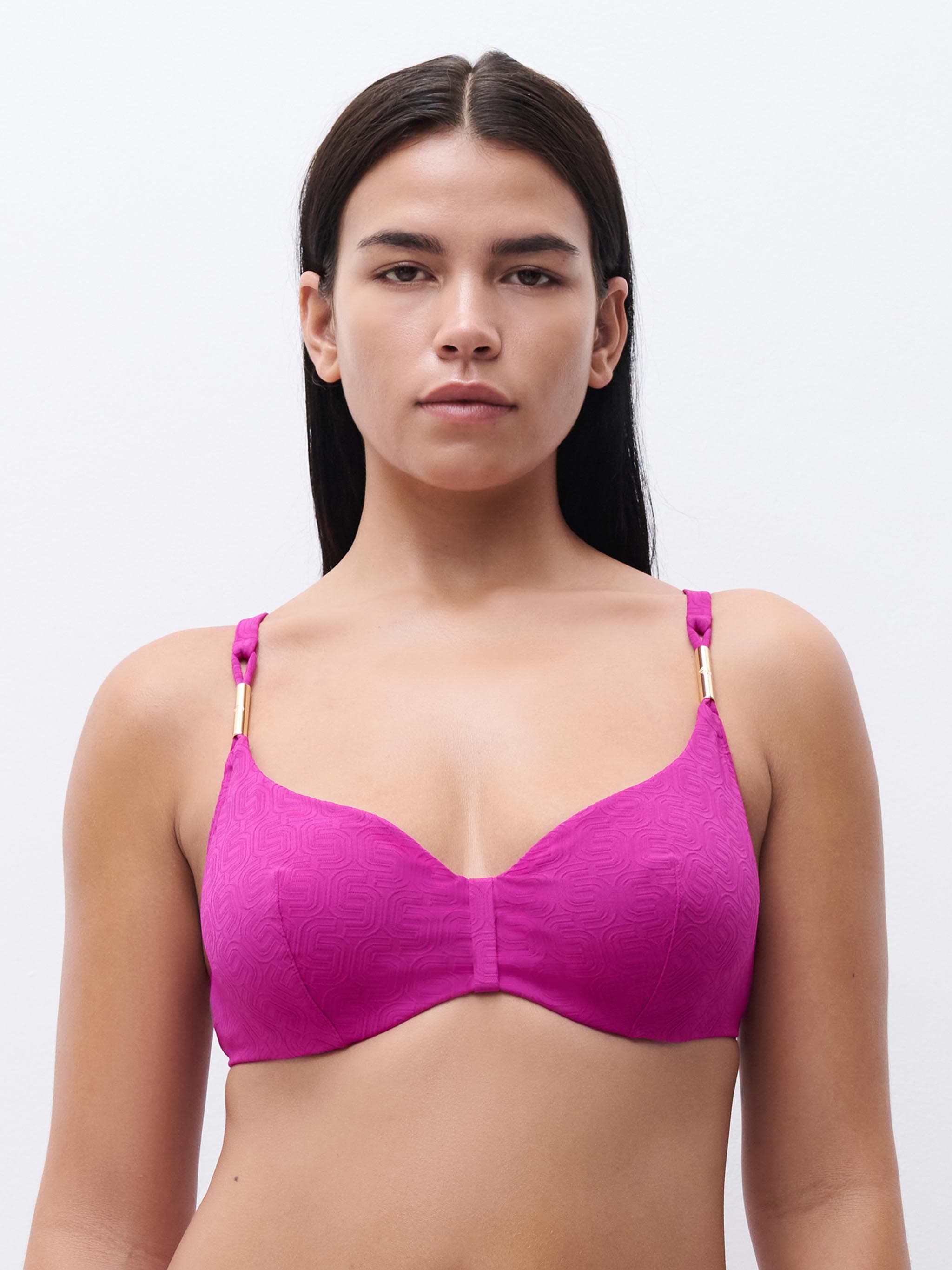 Sujetador Con Aros cubriente - Fucsia Tirio