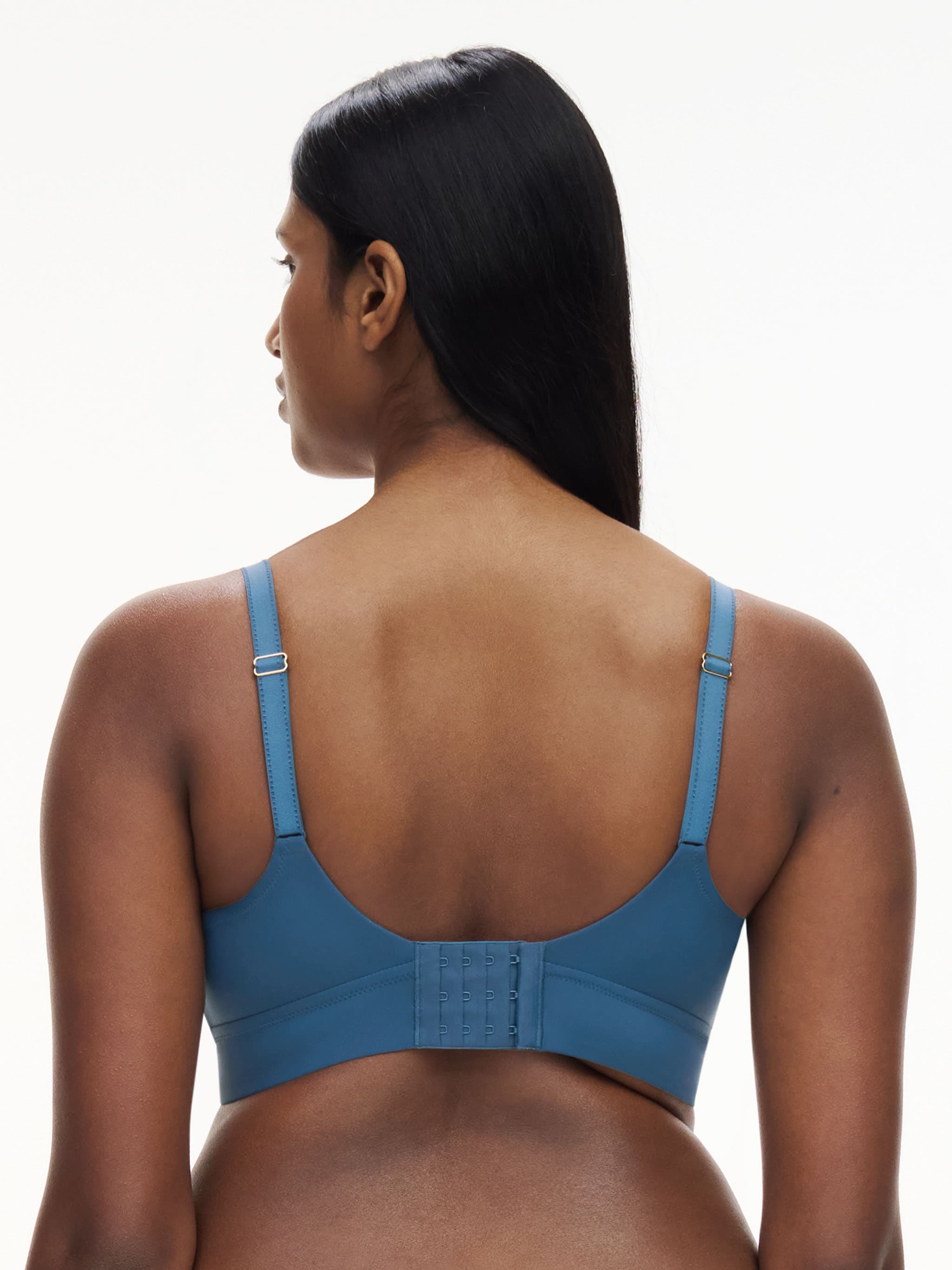 Sujetador sin aros de sujeción con foam - Bleu jeans