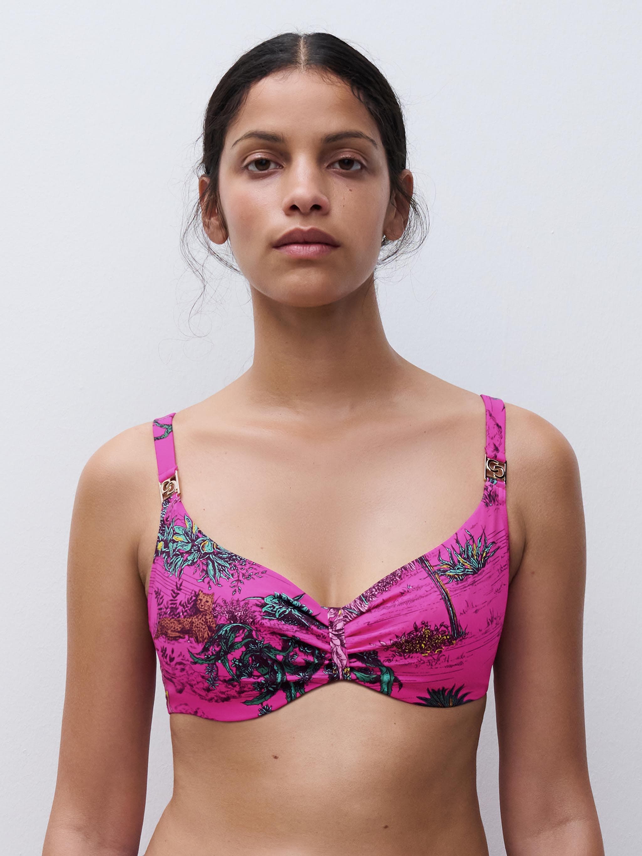 Sujetador Con Aros cubriente - Rosa Selva