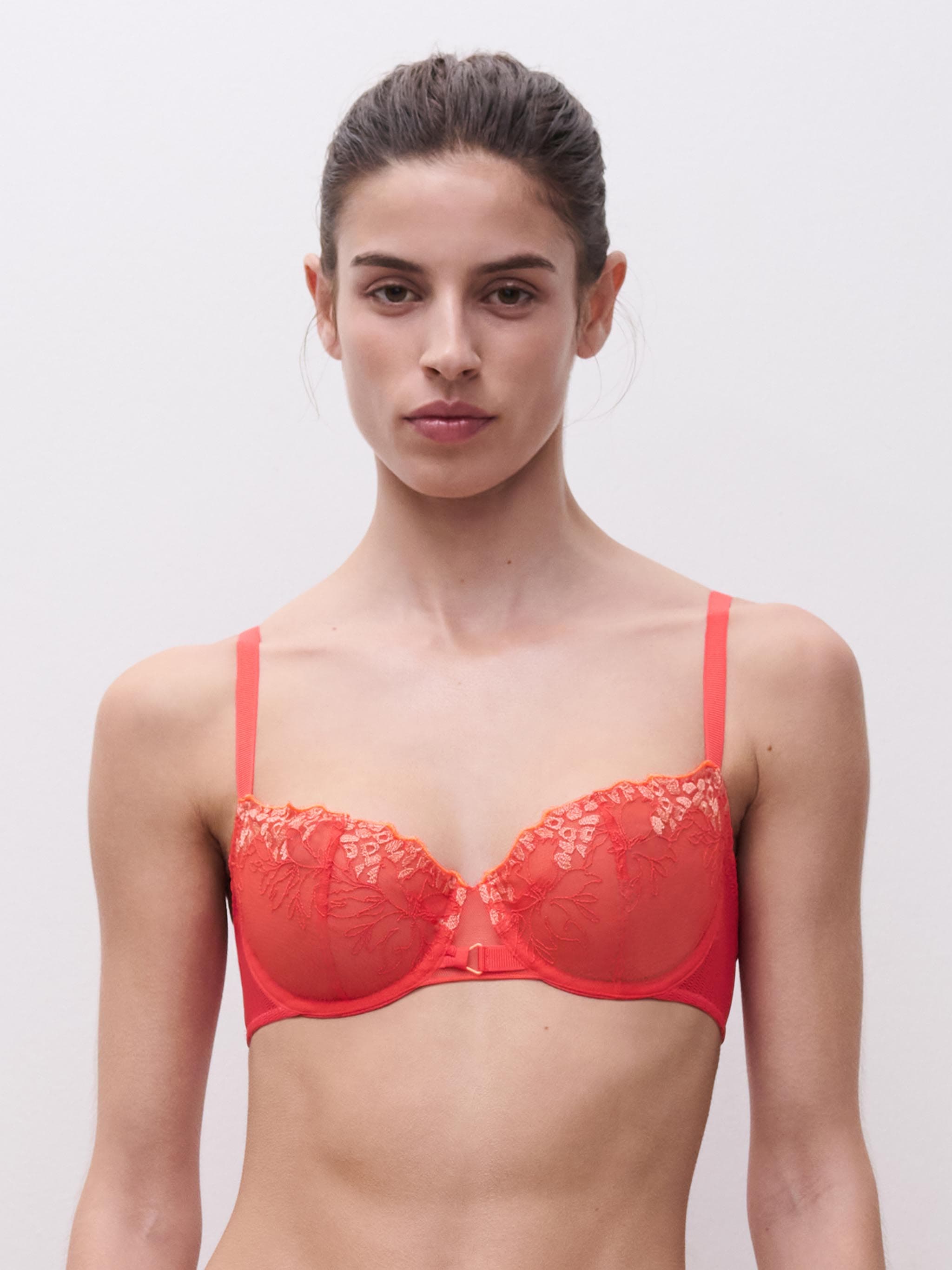 Sujetador Balconette - Rojo Cocktail Multicolor