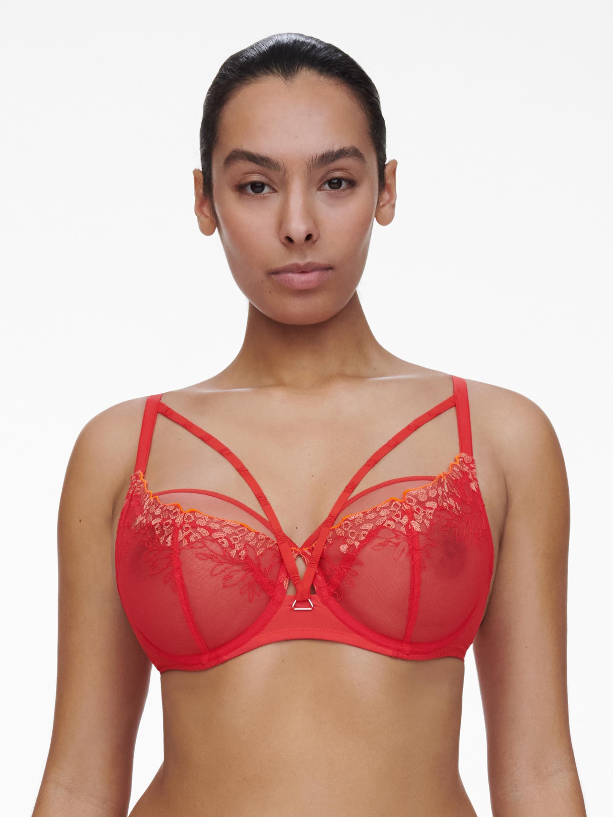 Sujetador Con Aros cubriente - Rojo Cocktail Multicolor