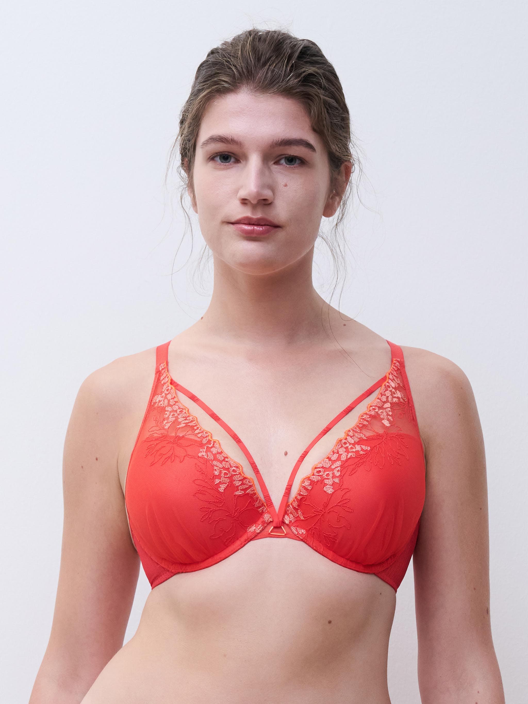 Sujetador Push-Up - Rojo Cocktail Multicolor
