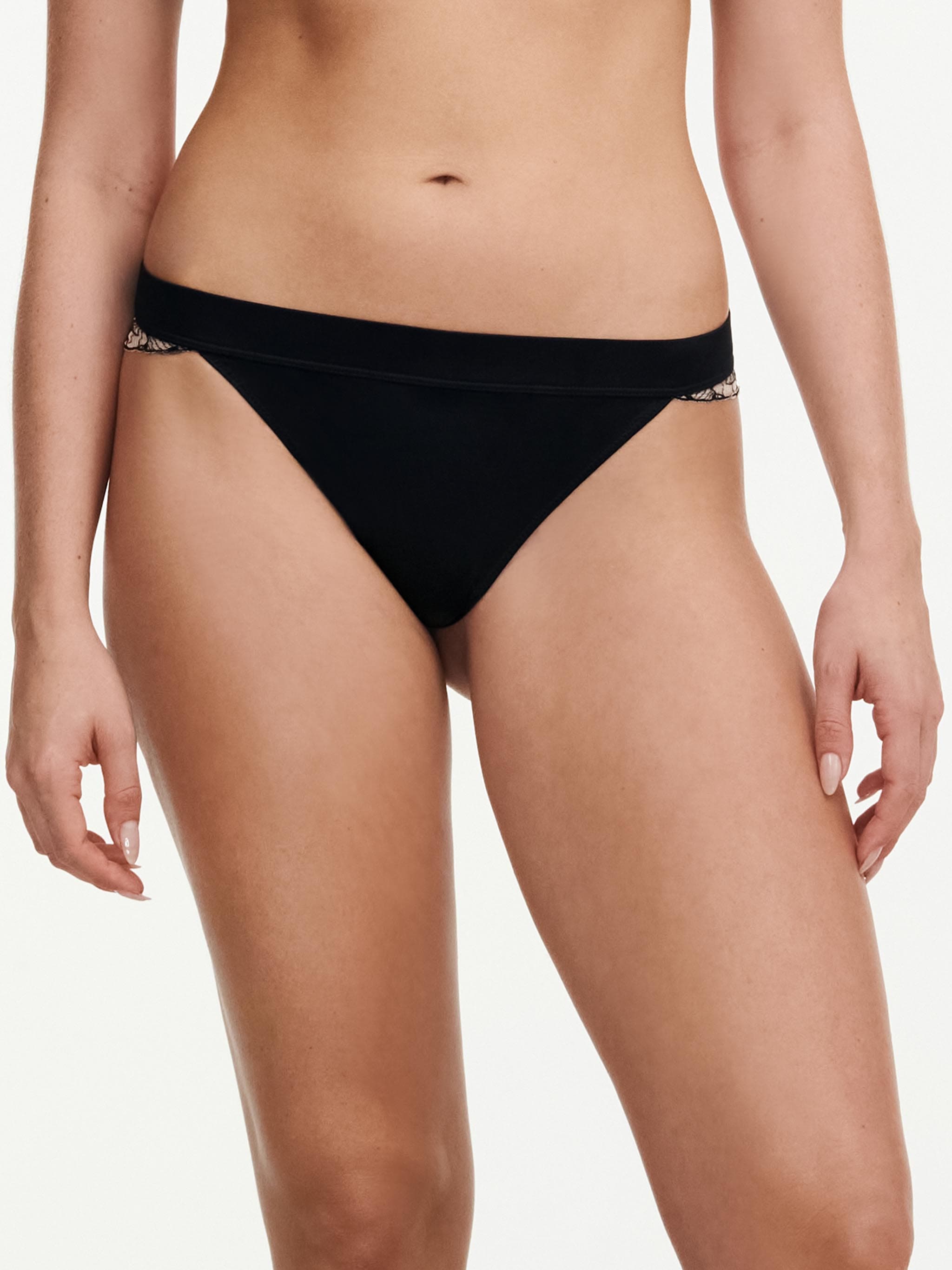 Tanga - Negro / Beige Dorado