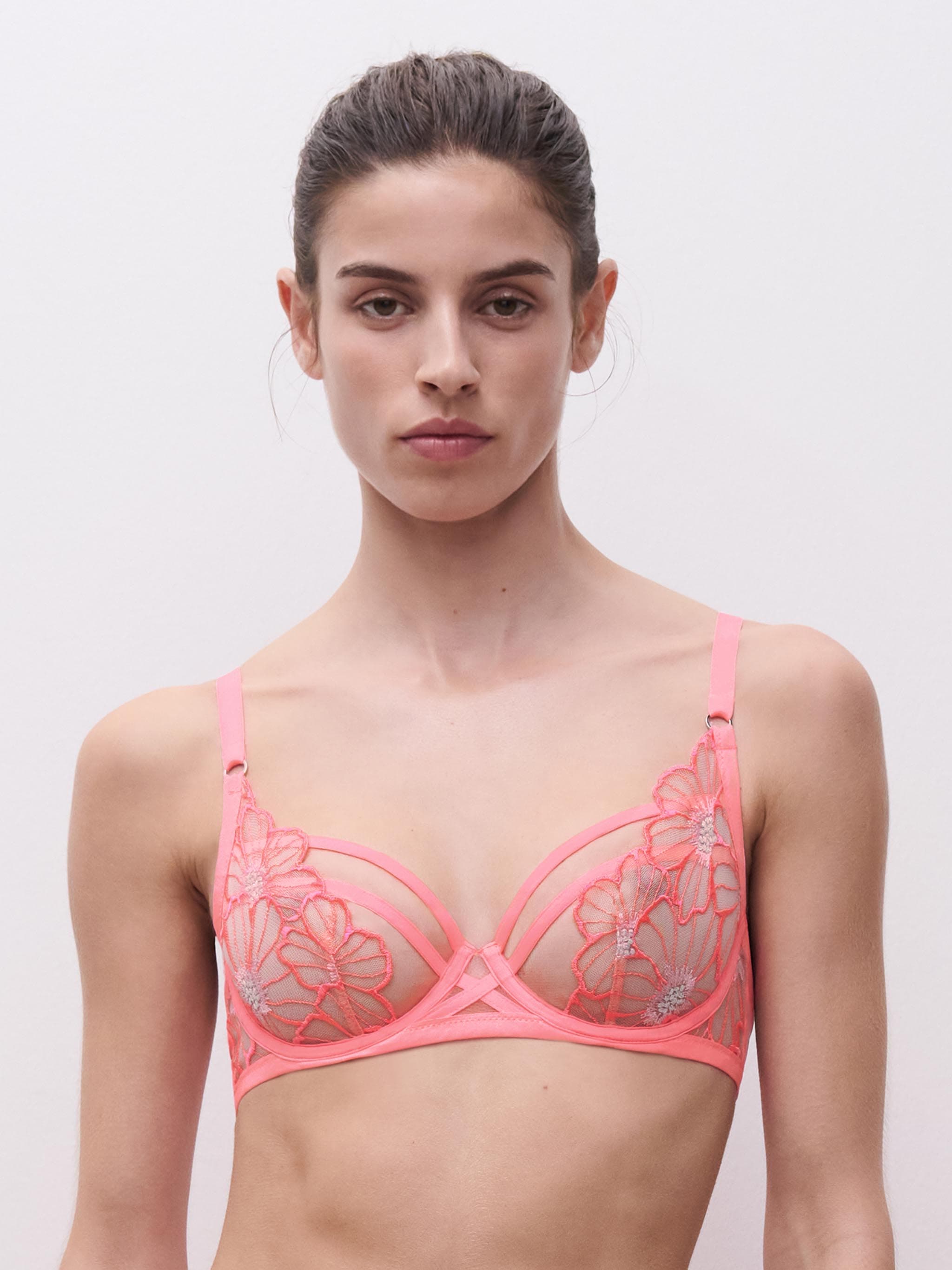 Sujetador Con Aros cubriente - Rosa Chicle