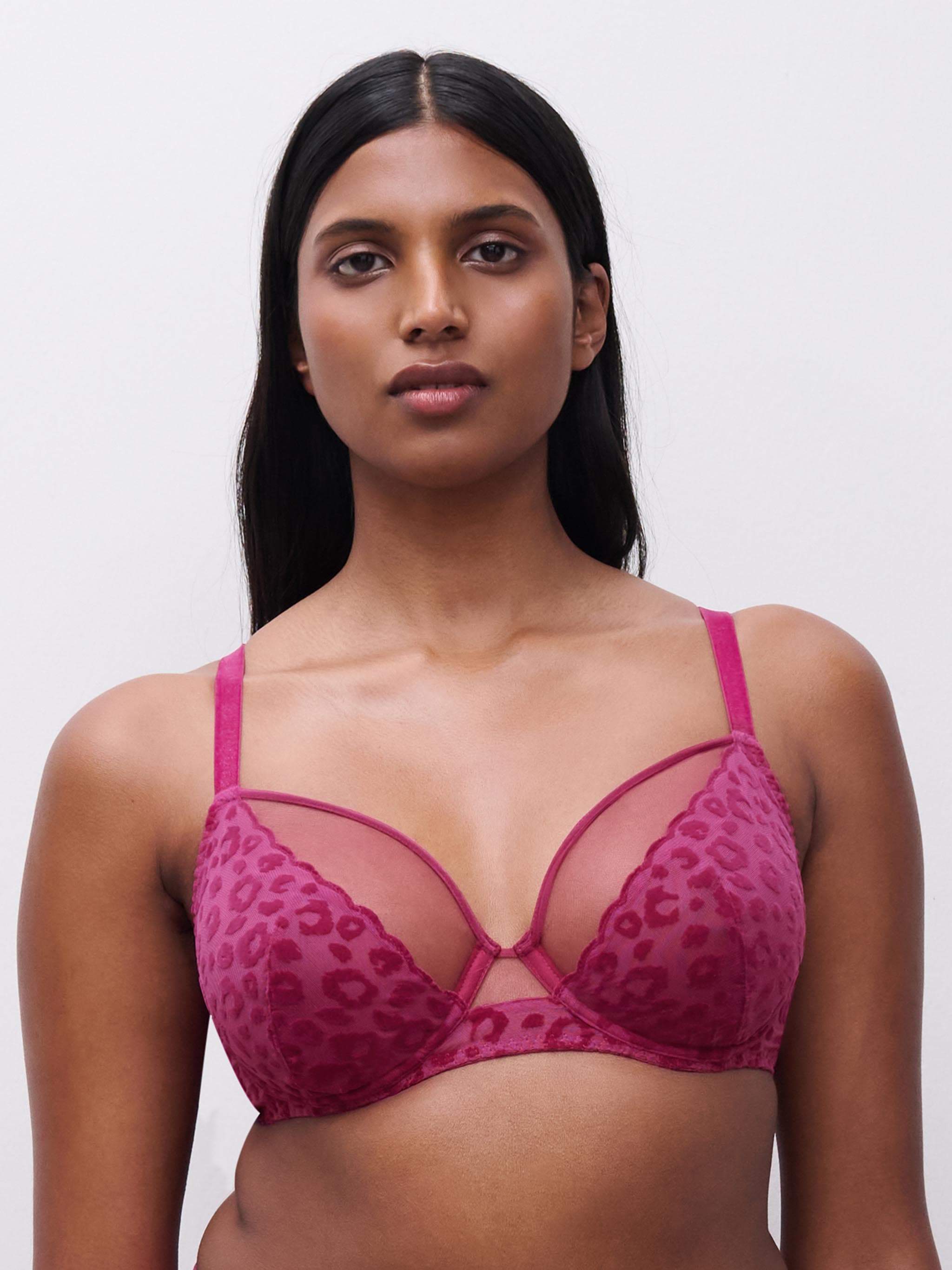 Sujetador Con Aros cubriente - Fuschia foncé