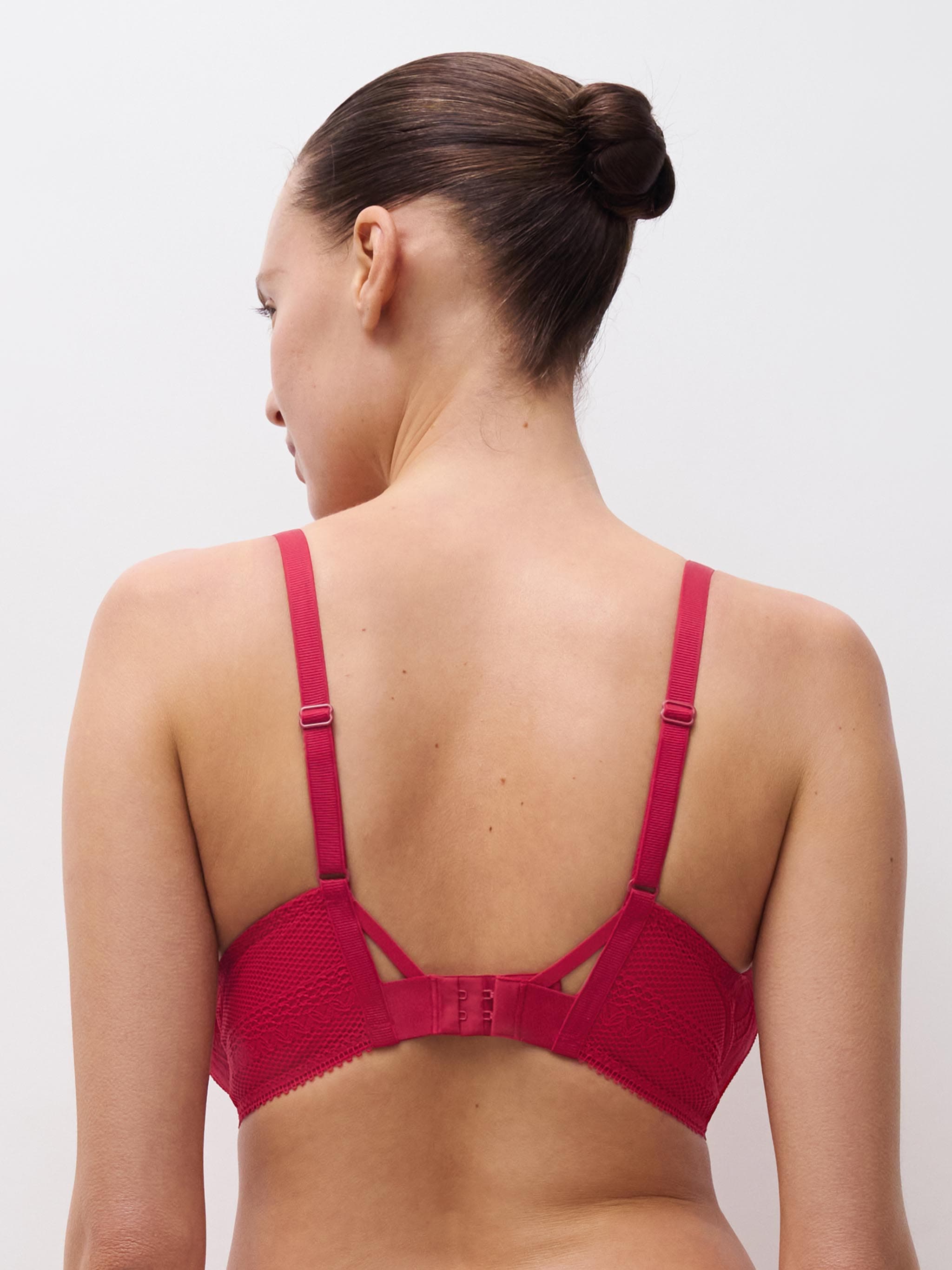 Sujetador Con Aros cubriente - Rouge scarlet