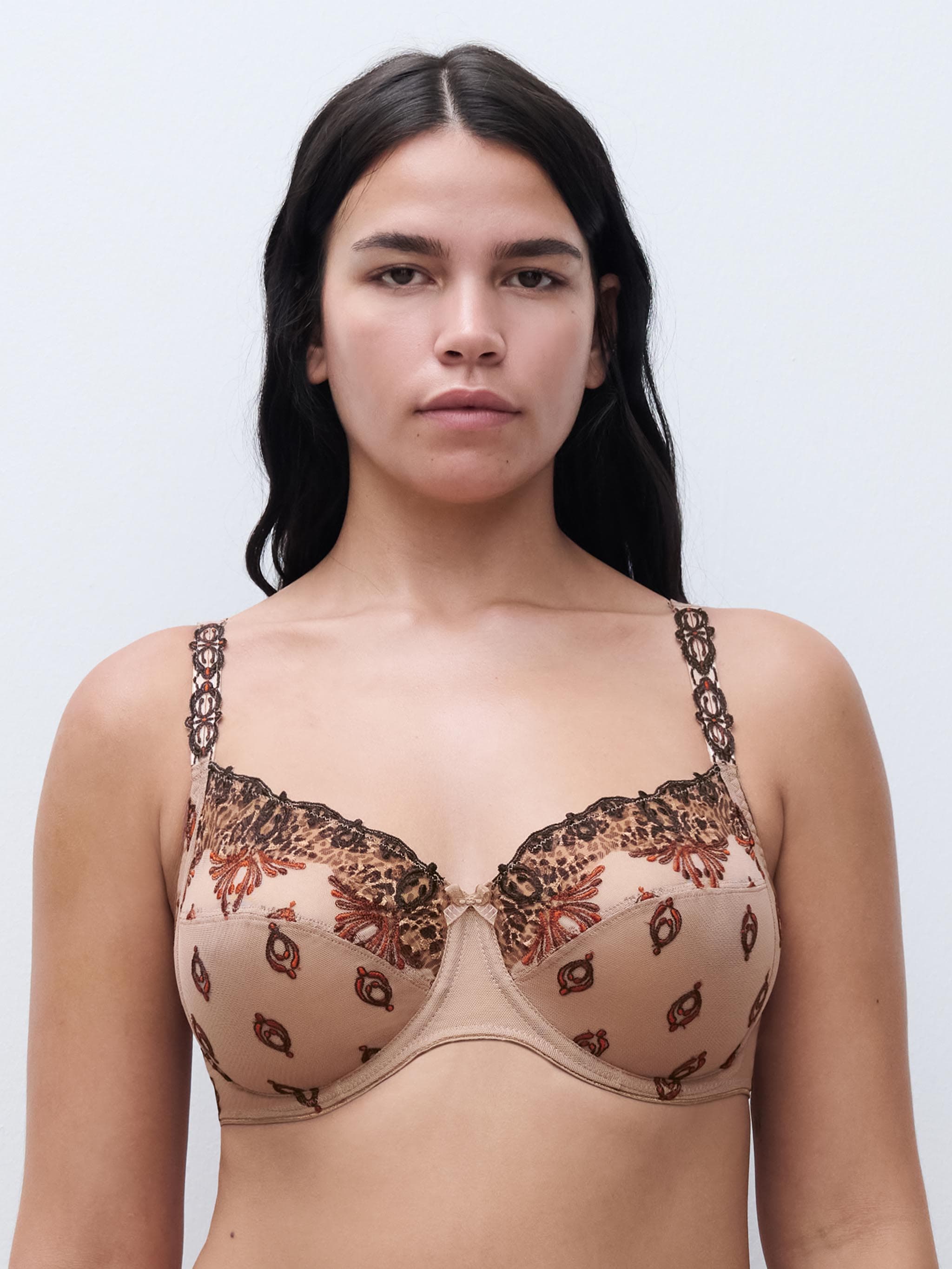 Sujetador Con Aros cubriente - Estampado Felino