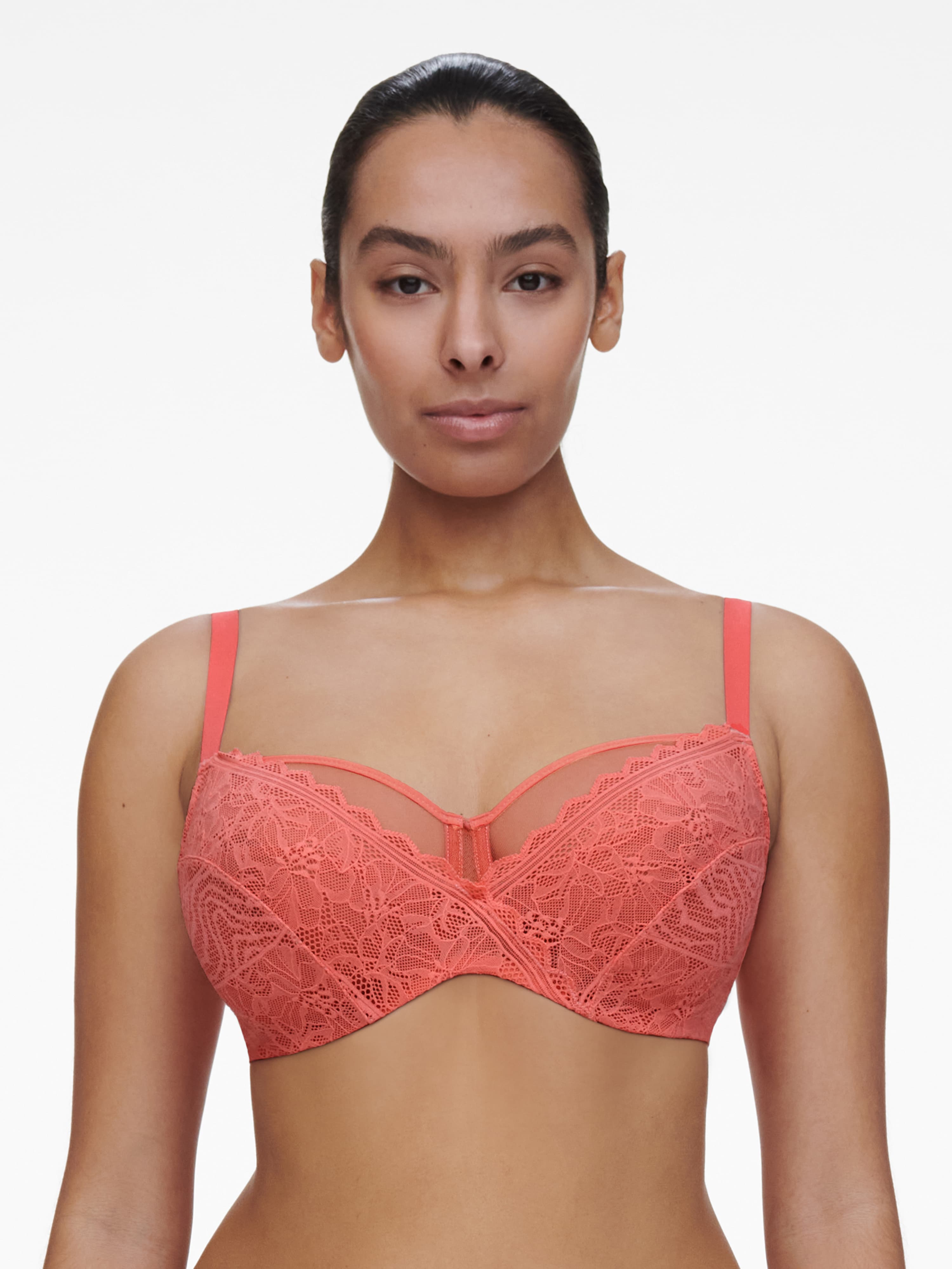 Sujetador Con Aros cubriente - Coral