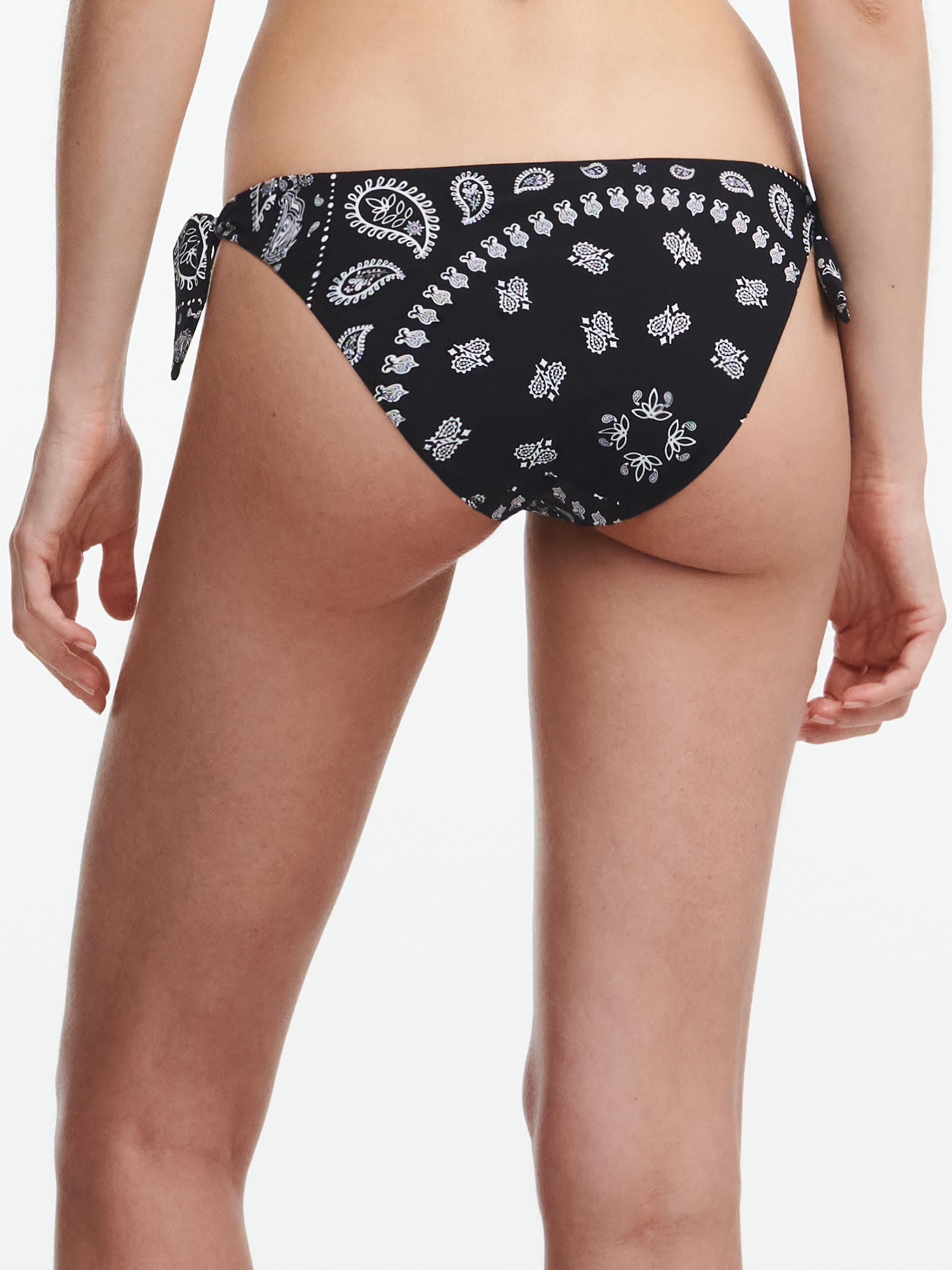 Bikini - Estampado bandana negro