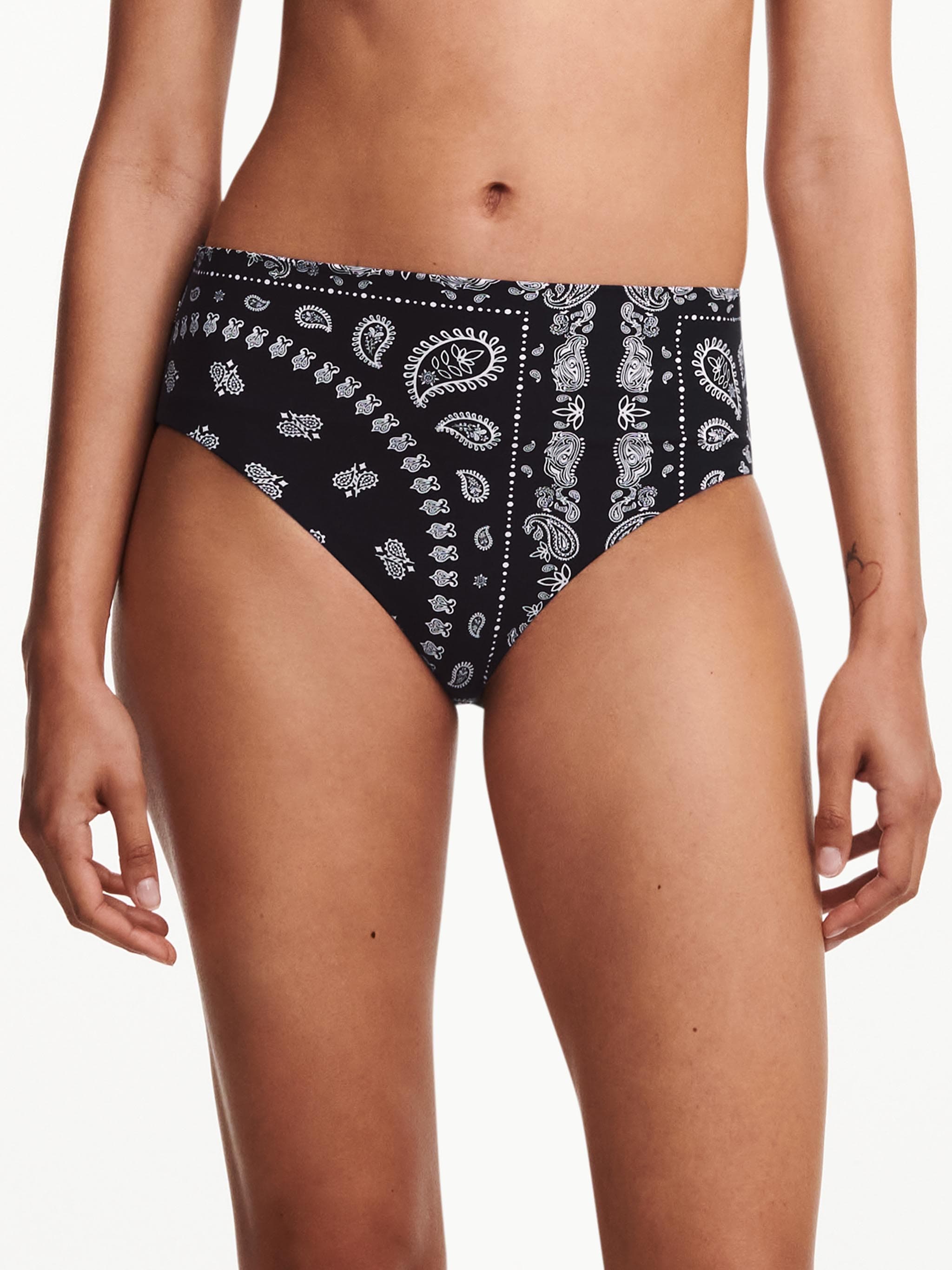 Braga alta (altura ajustable) - Estampado bandana negro