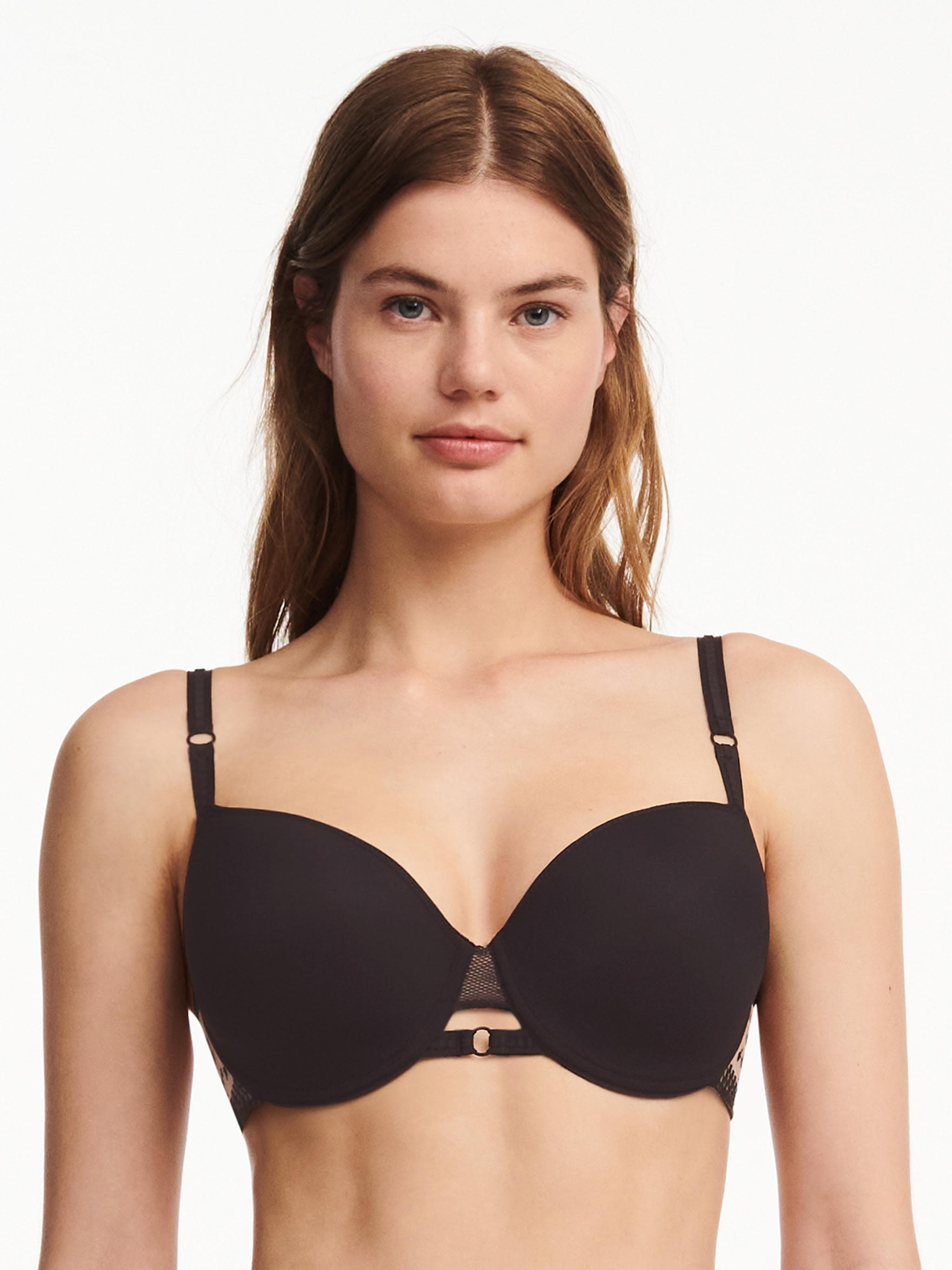 Sujetador Balconette - Beige dorado/ Negro