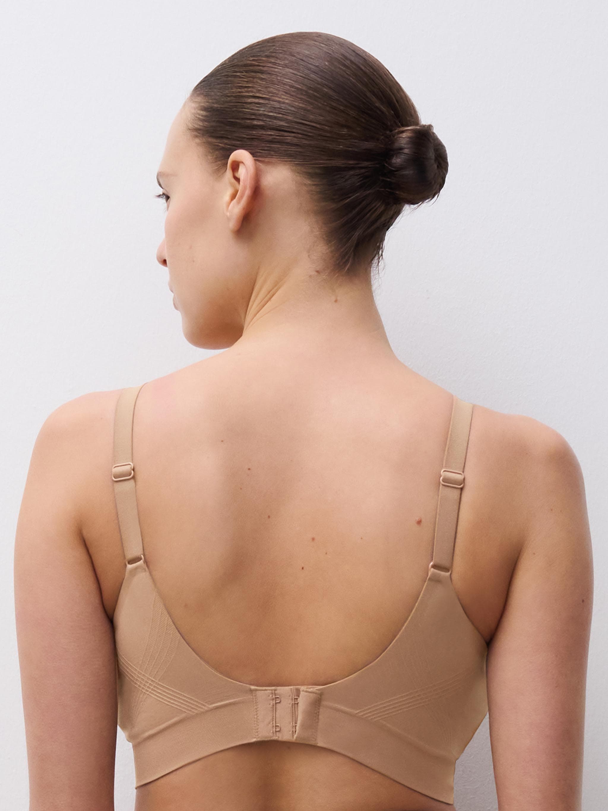 Wireless shaping bra - Terracotta