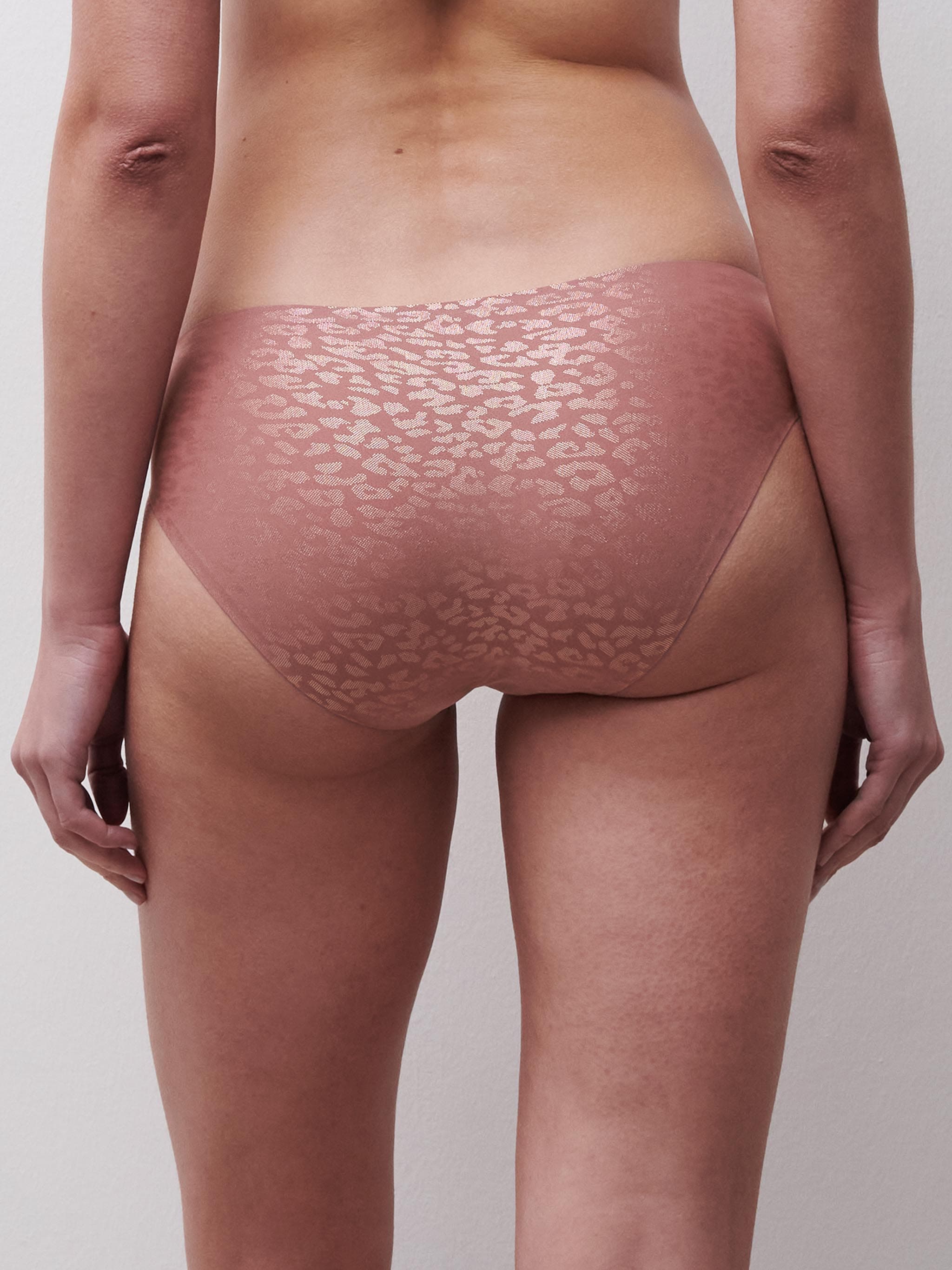 Slip - Leopard Paillettes Rose