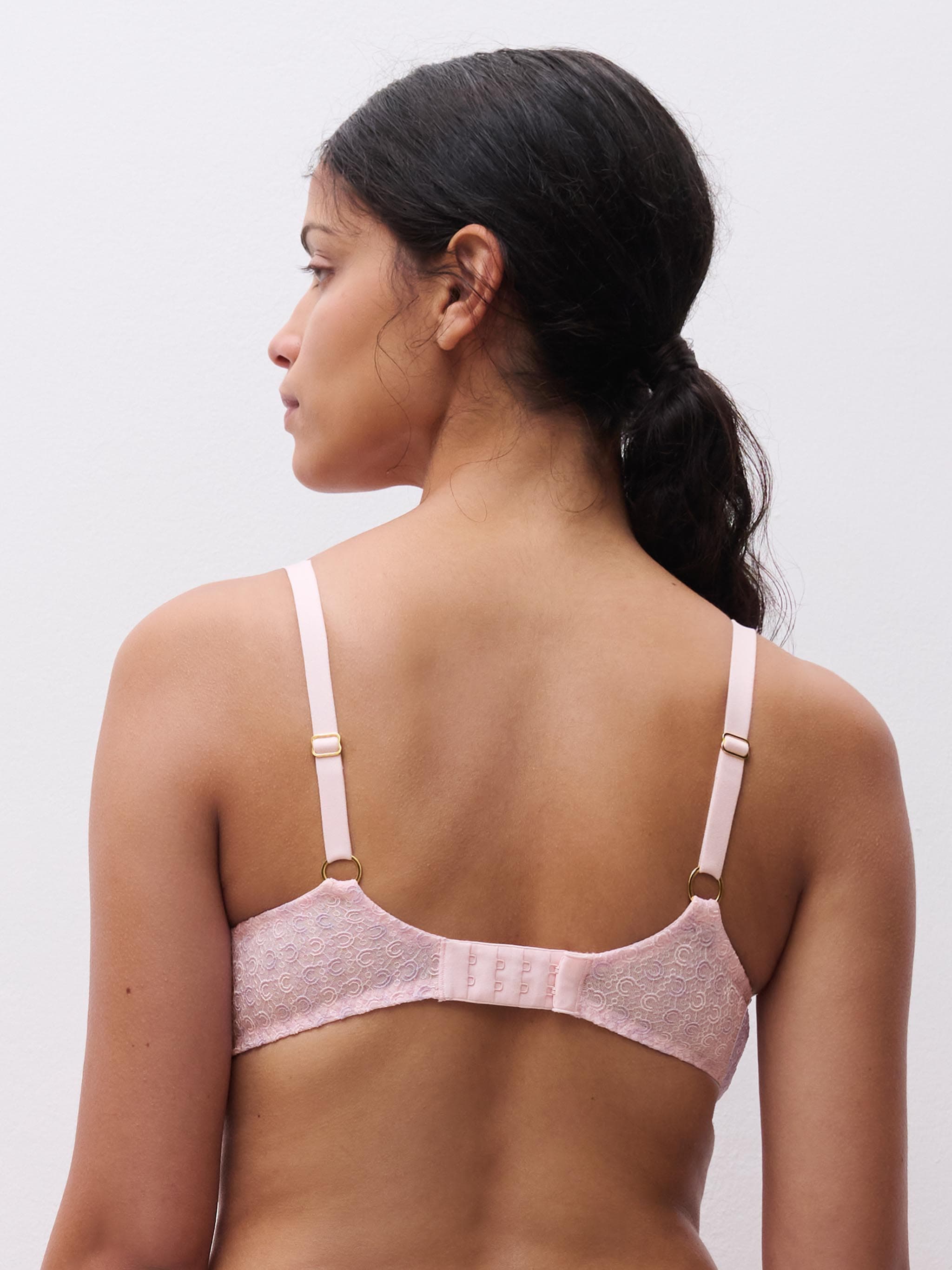 Balconett bh med memory foam - Rose nymphea / Lavandin