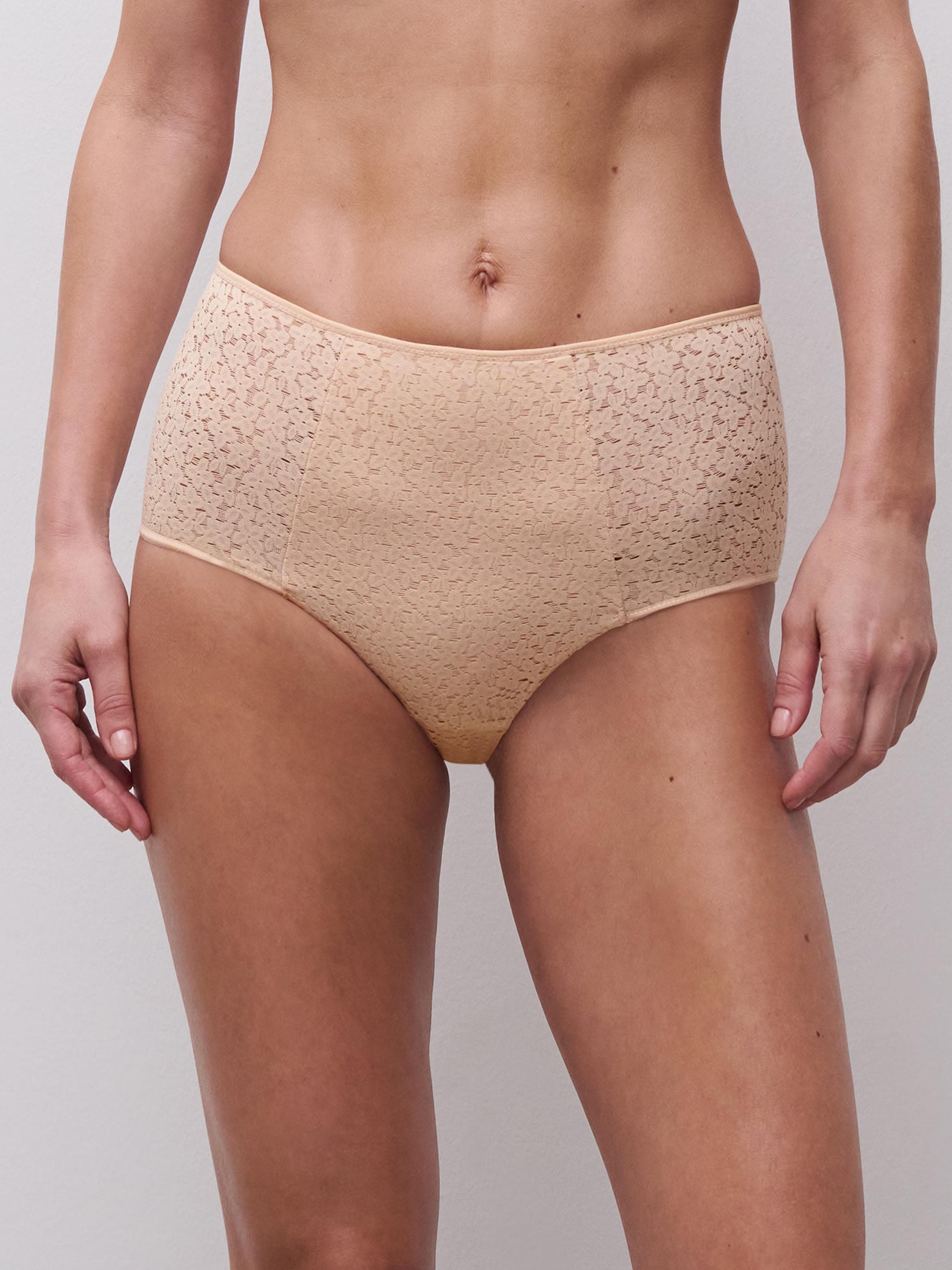 Trosa med hög midja - Beige doré