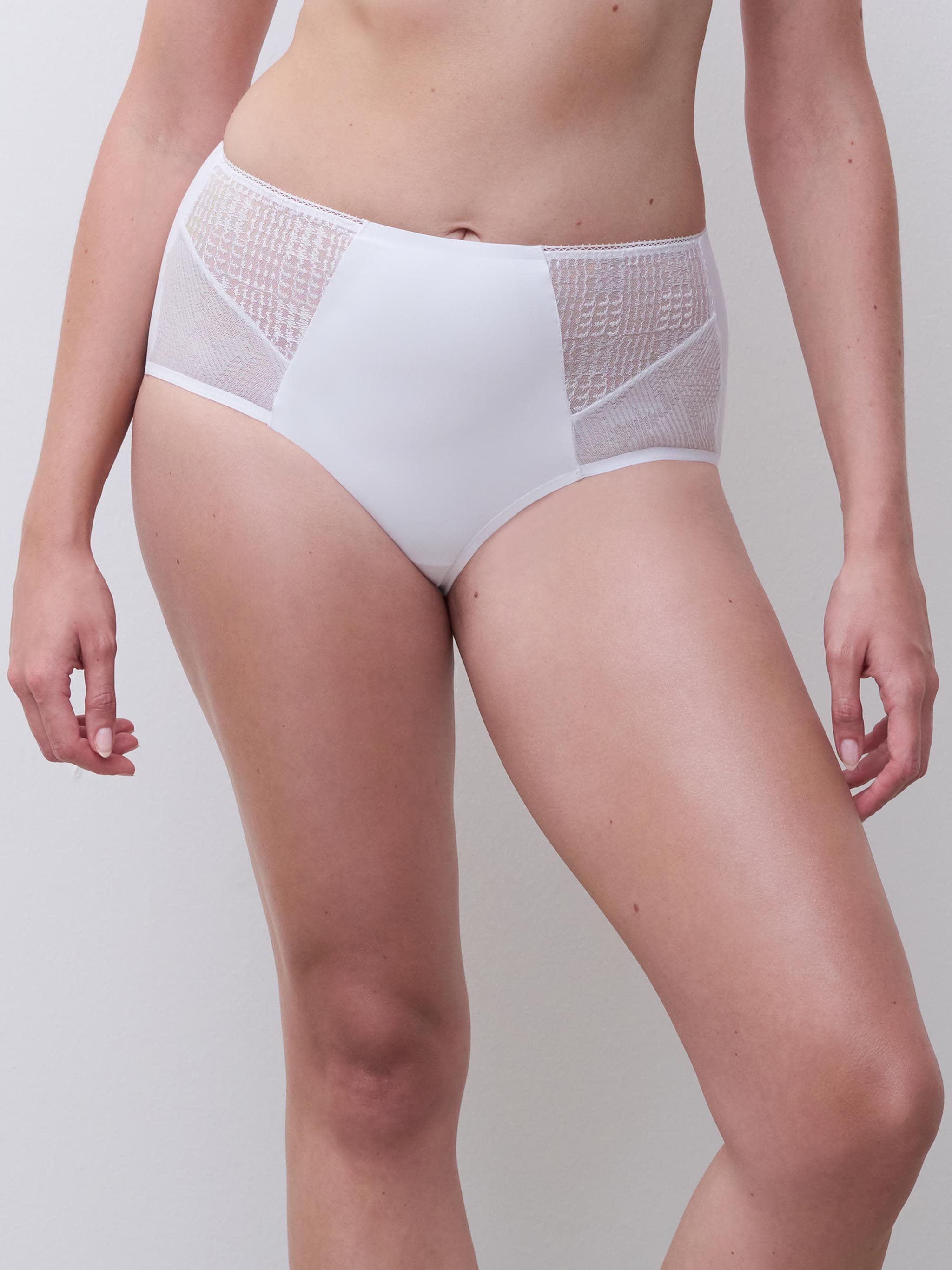 Trosa med hög midja - Blanc