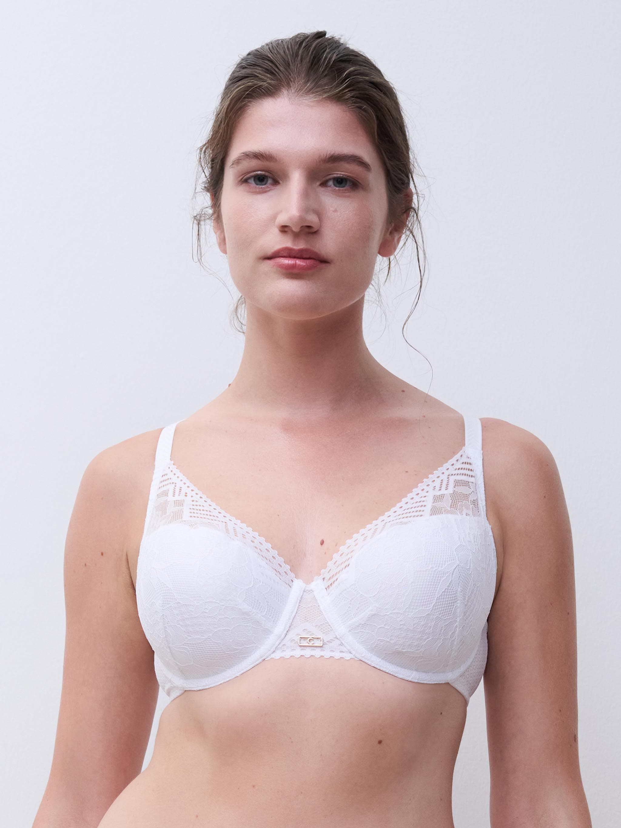 Urringad spacer bh - Blanc