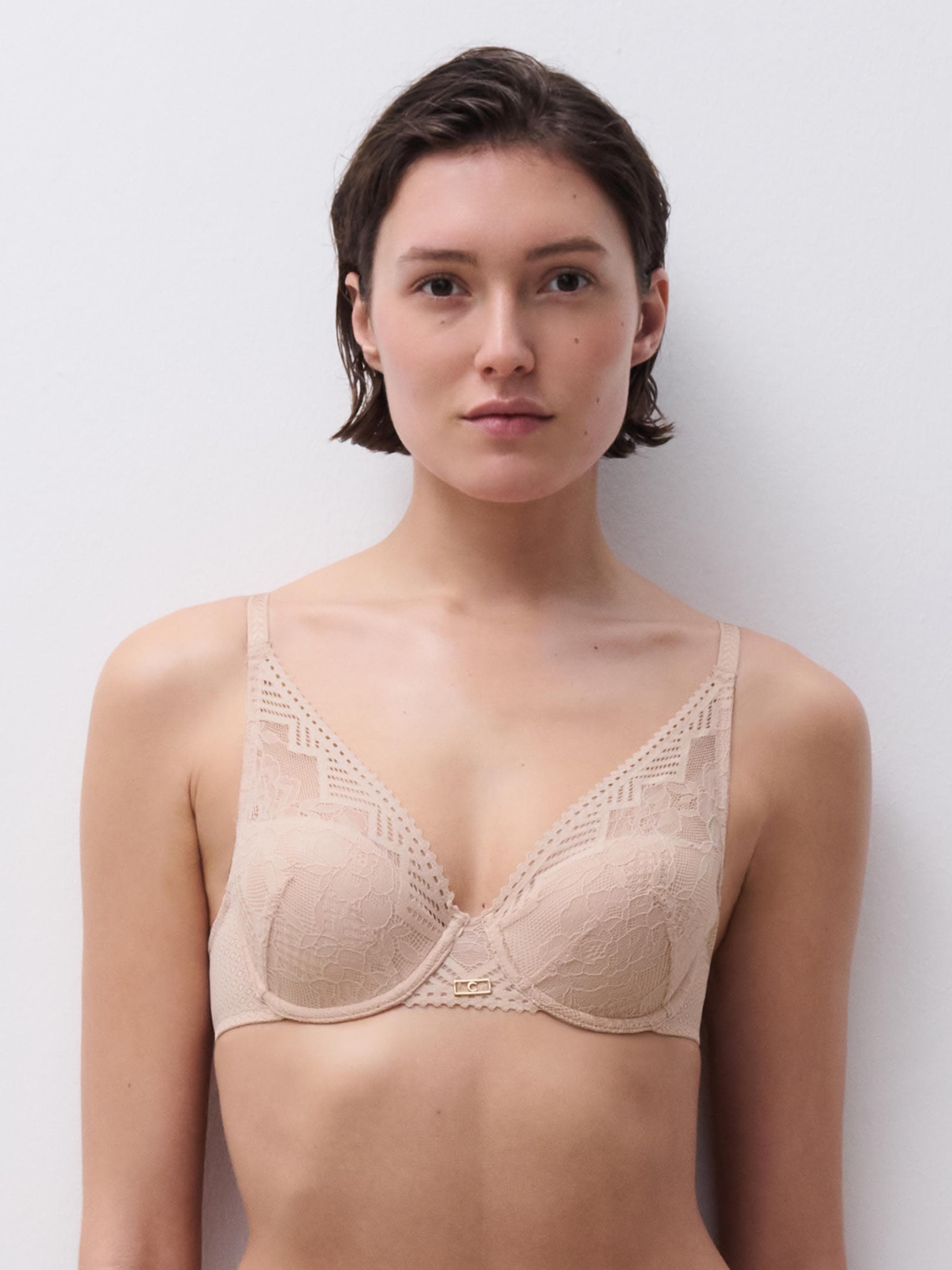 Urringad spacer bh - Beige doré