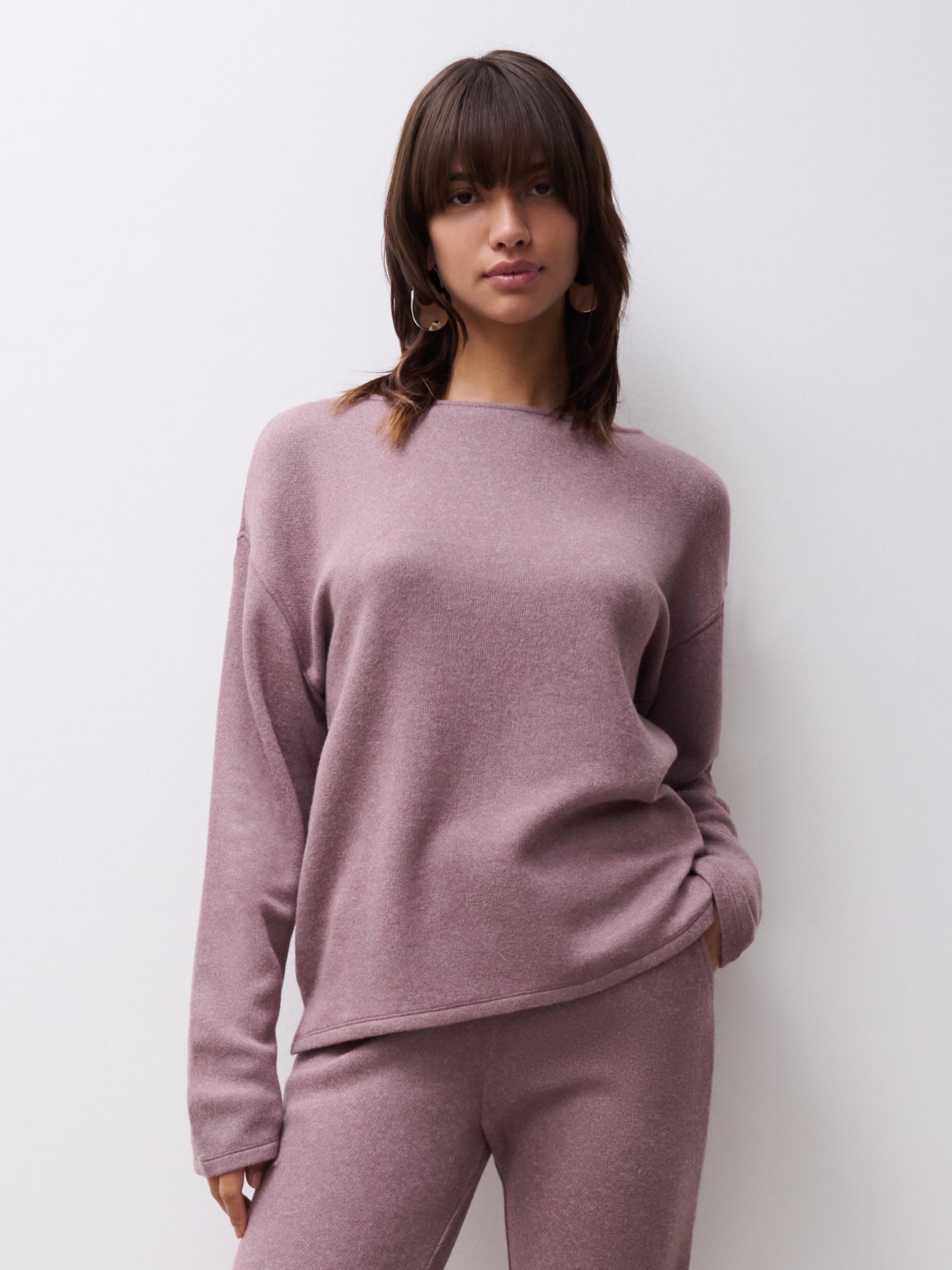 T-shirt manches longues - Taupe foncé
