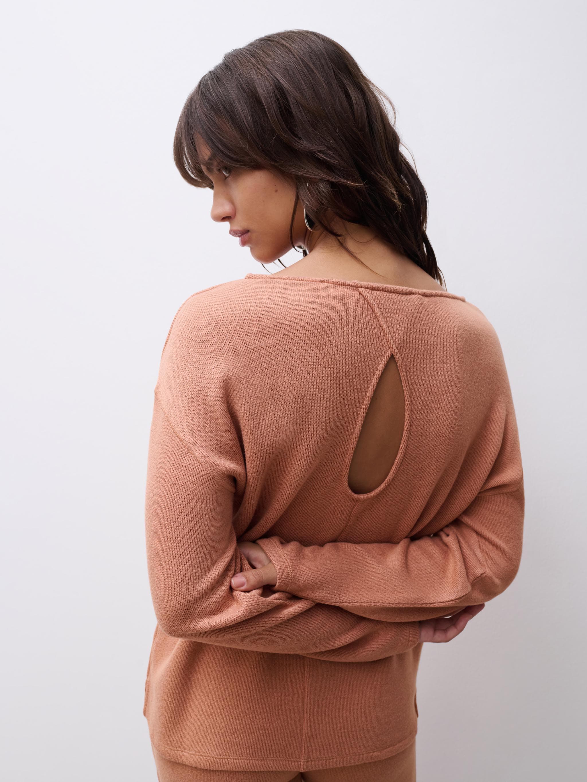 T-shirt manches longues - Camel