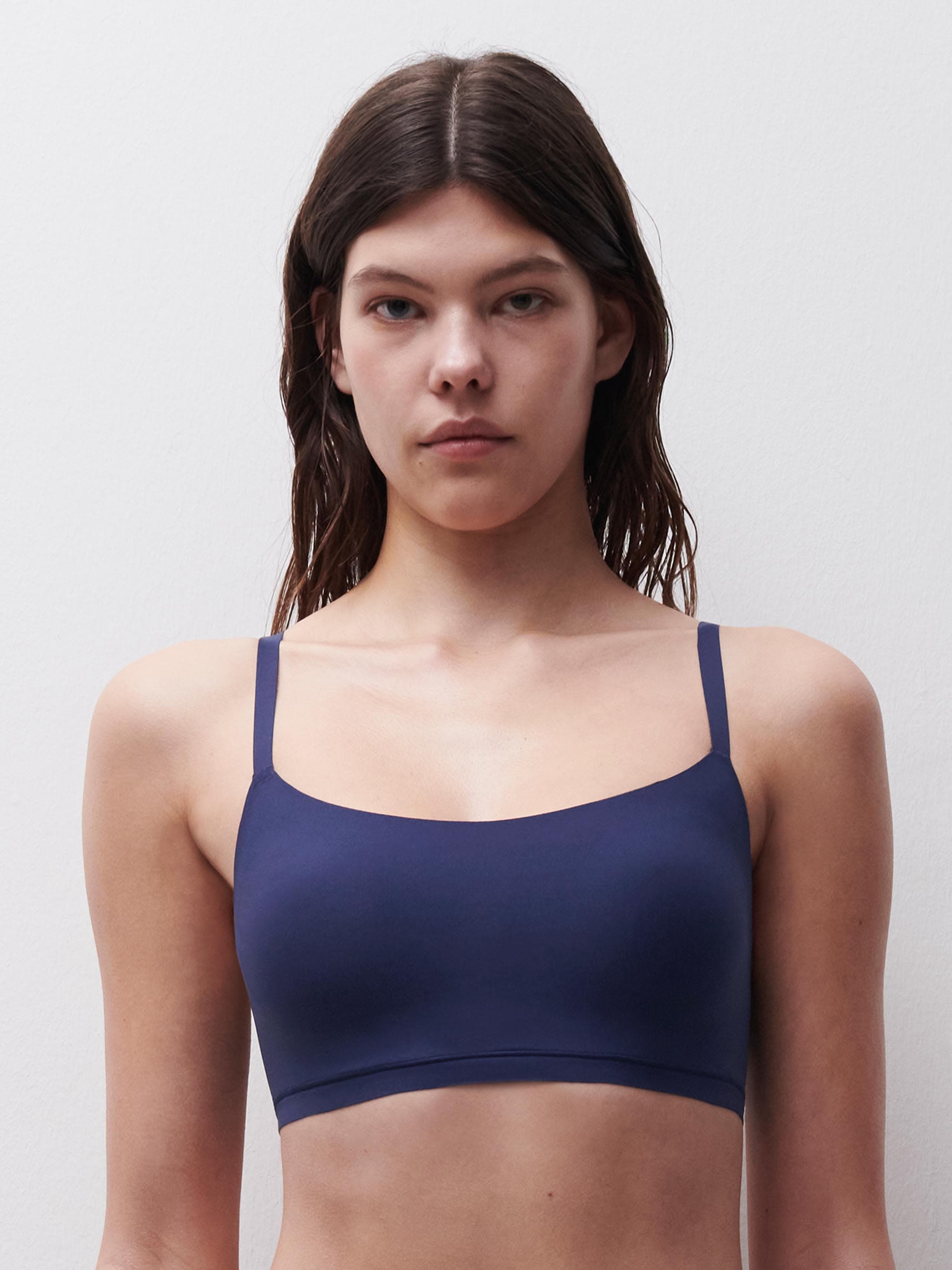 Bralette coques - Bleu Outremer