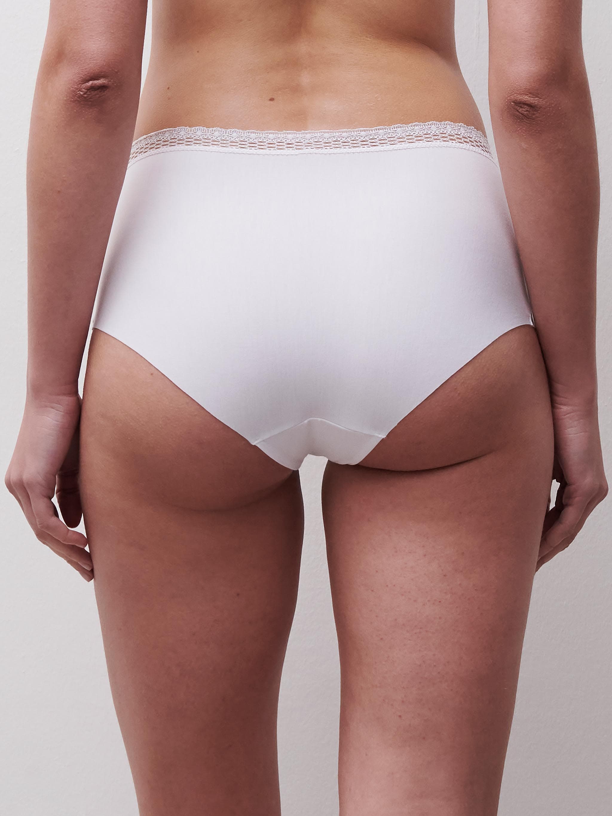 Trosa med hög midja - Blanc
