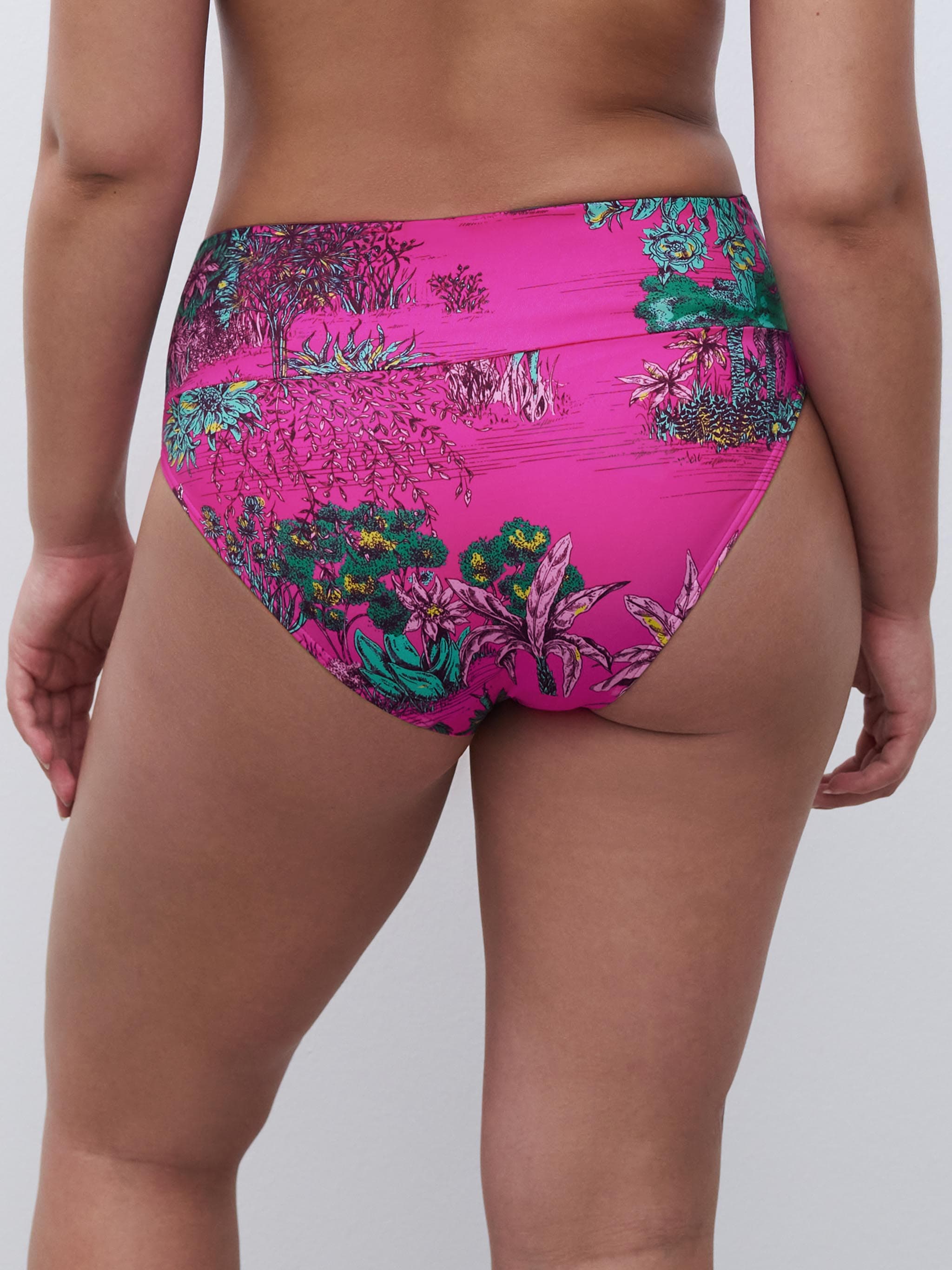 justerbart midjeband - Jungle rose