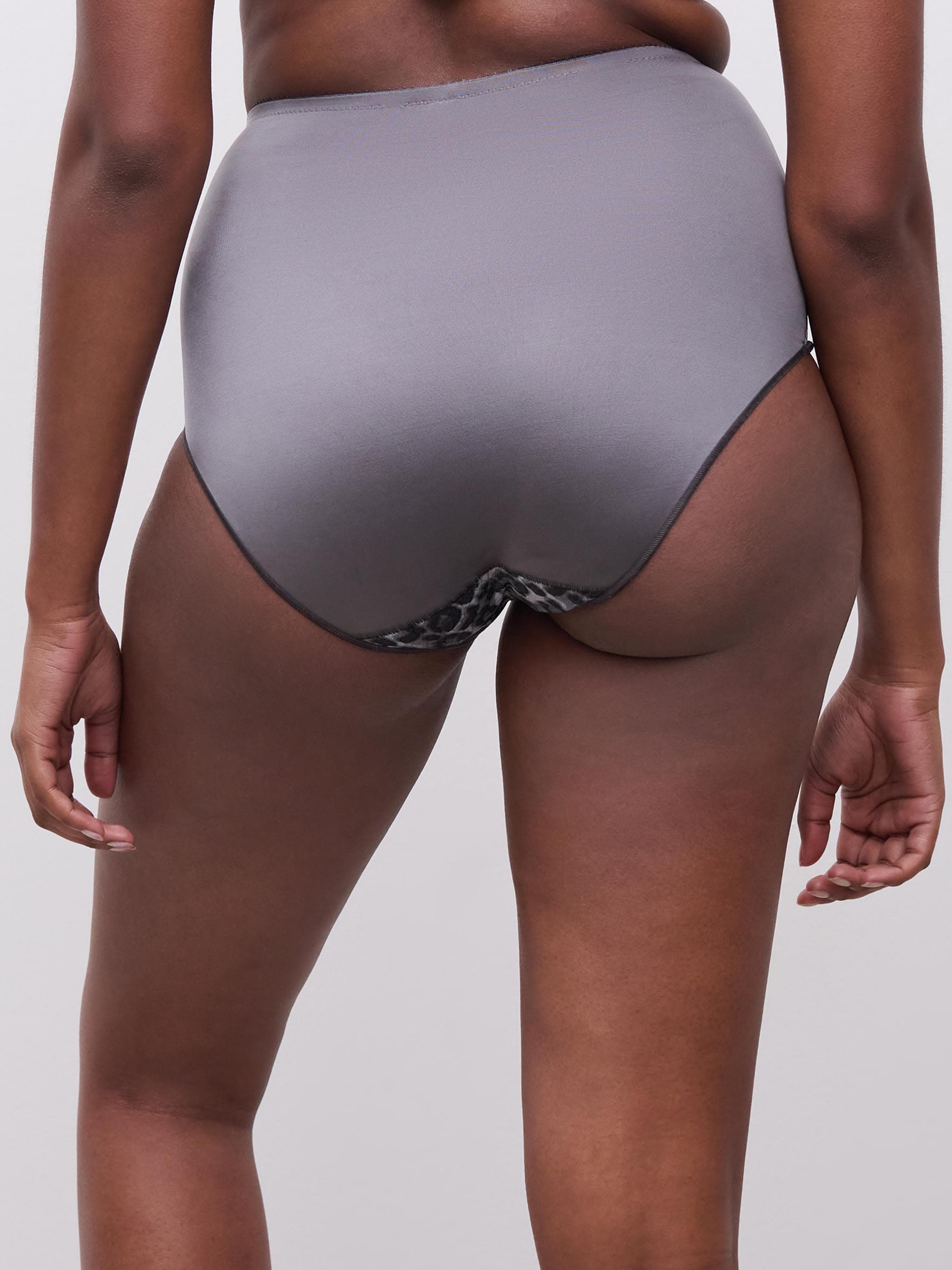 Culotte taille haute - Léopard Gris