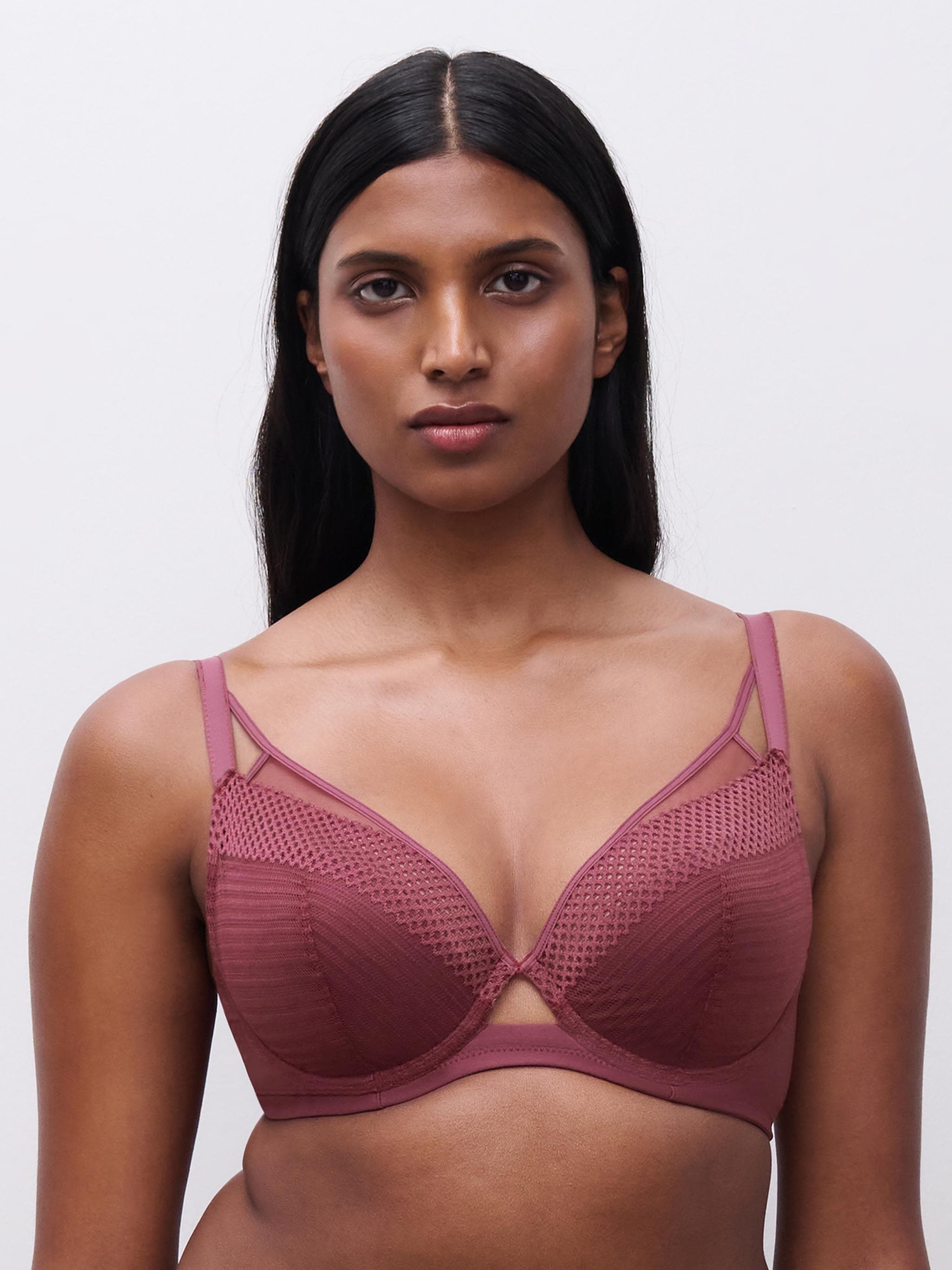 Soutien-gorge coques plongeant - Sienne