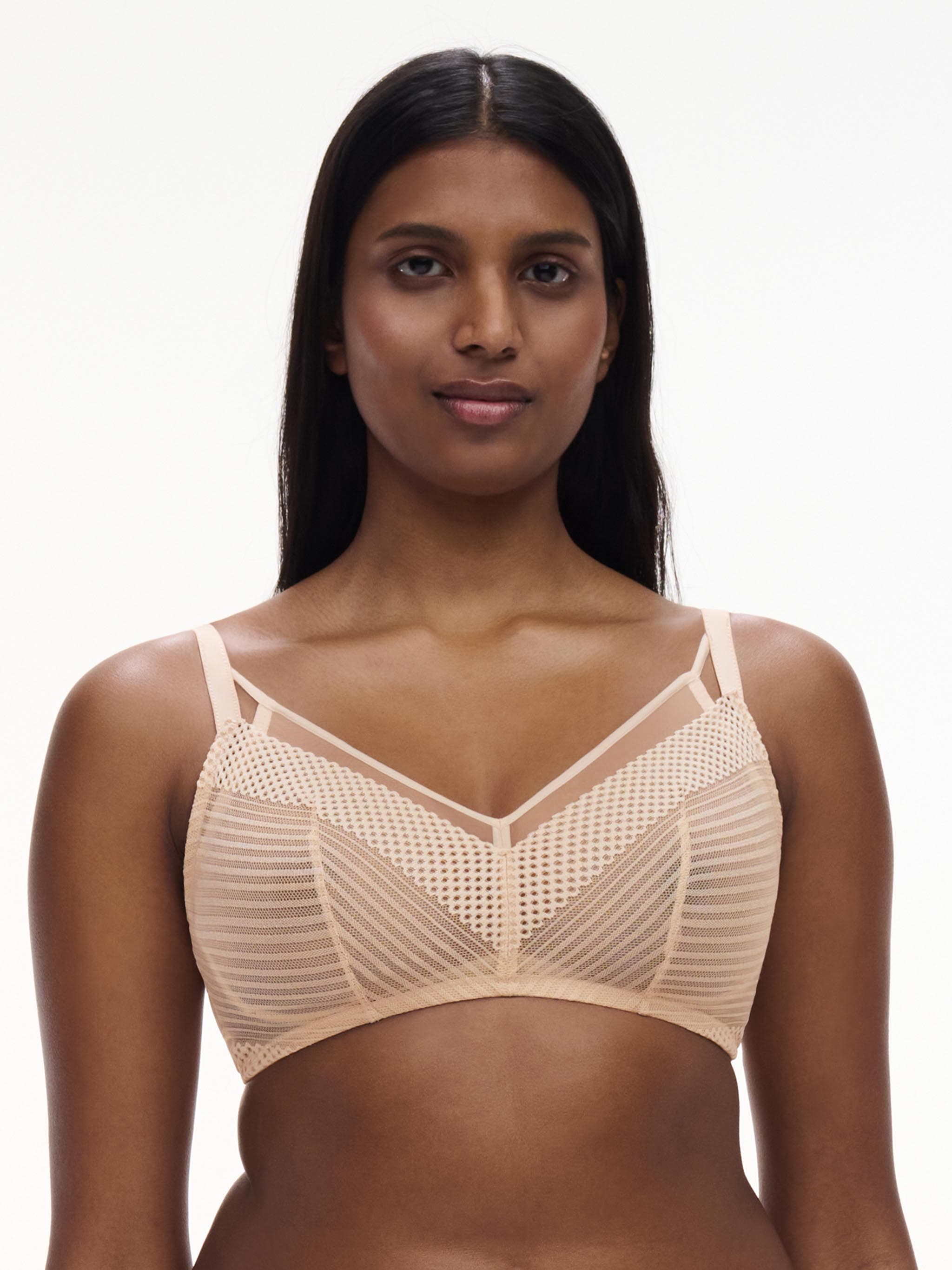 Supportive bygelfri bh - Beige doré