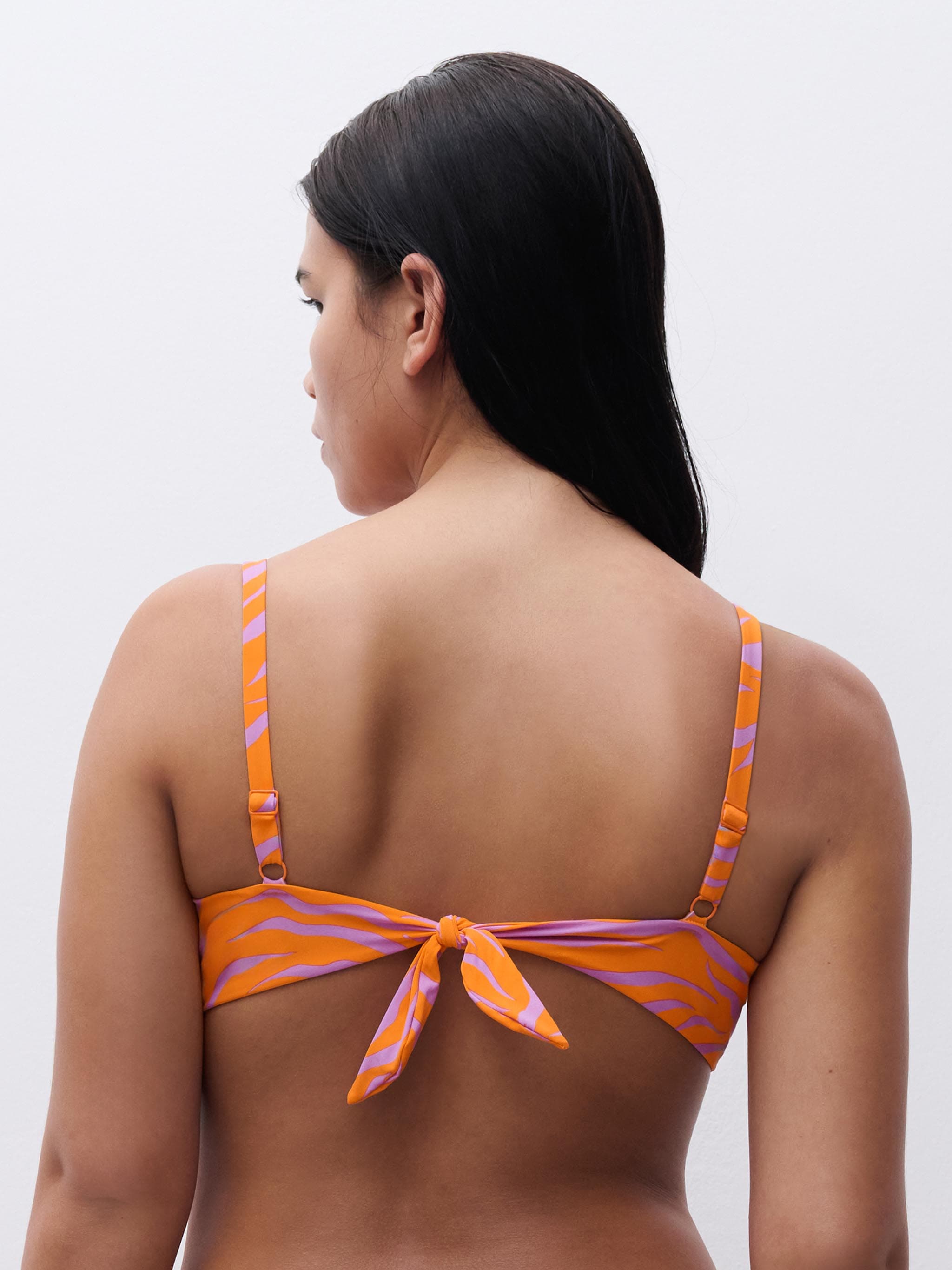 Balconett bh - Imprimé Zebre Orange/Mauve